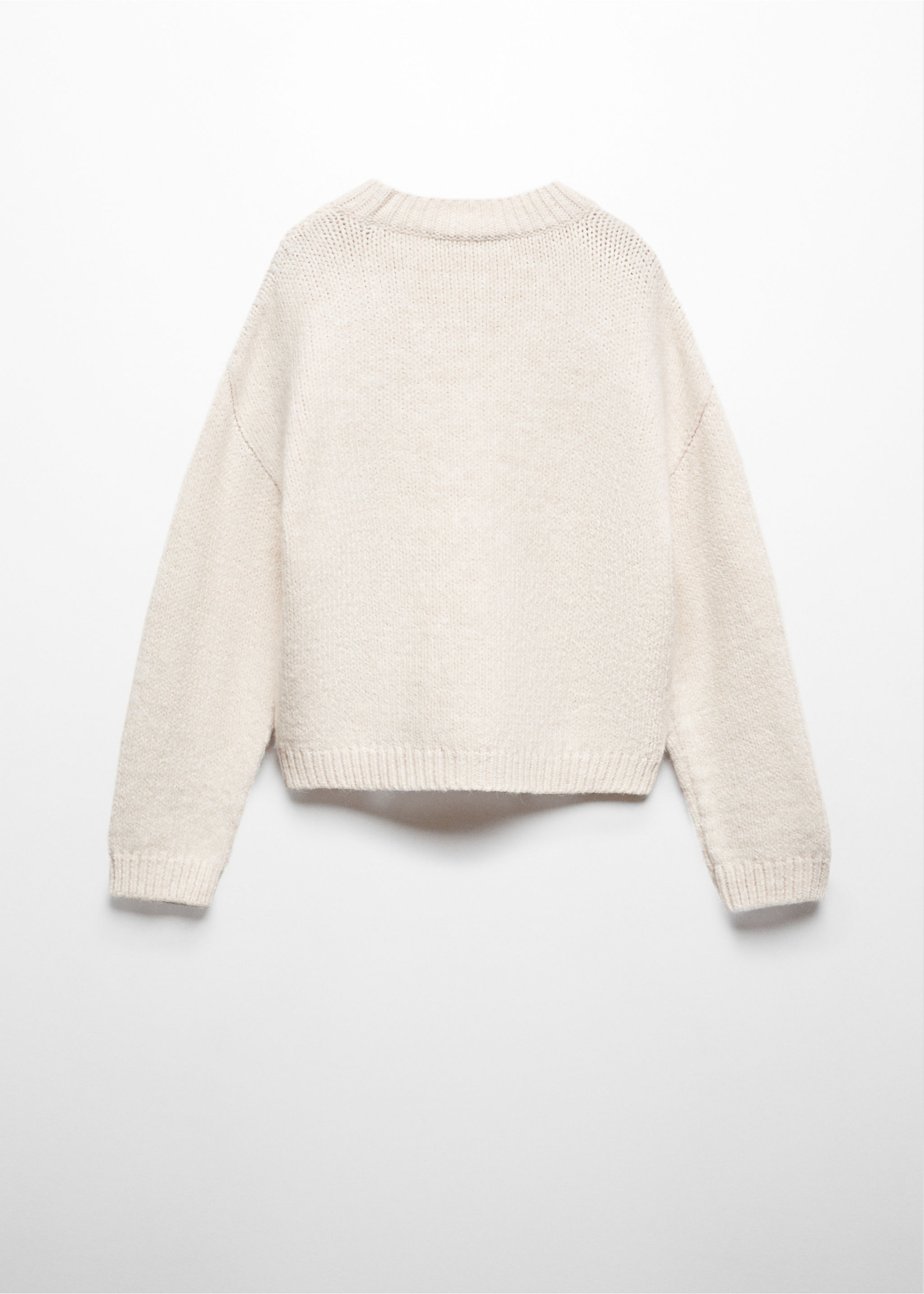 Fringes knit sweater - Reverse of the article
