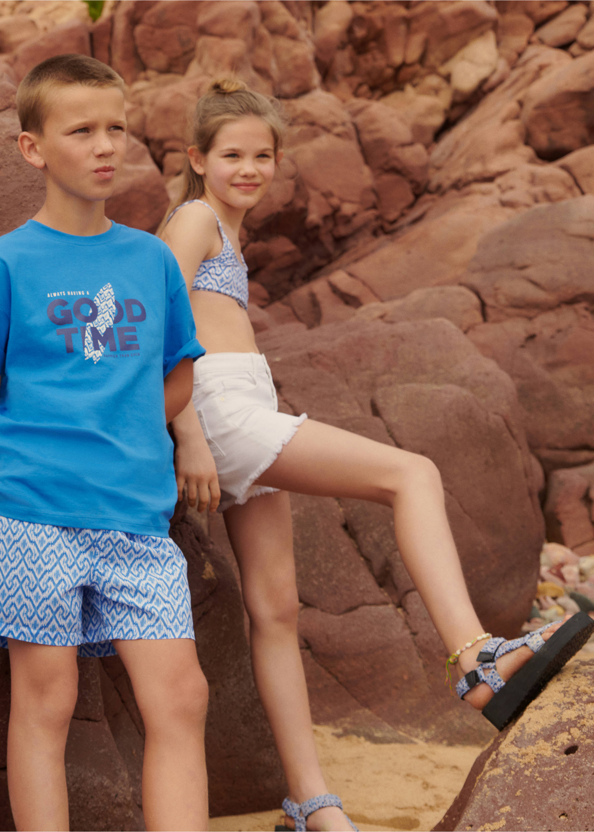 Platform strap sandals - General plane, Blue. Ref: 57010017-00.