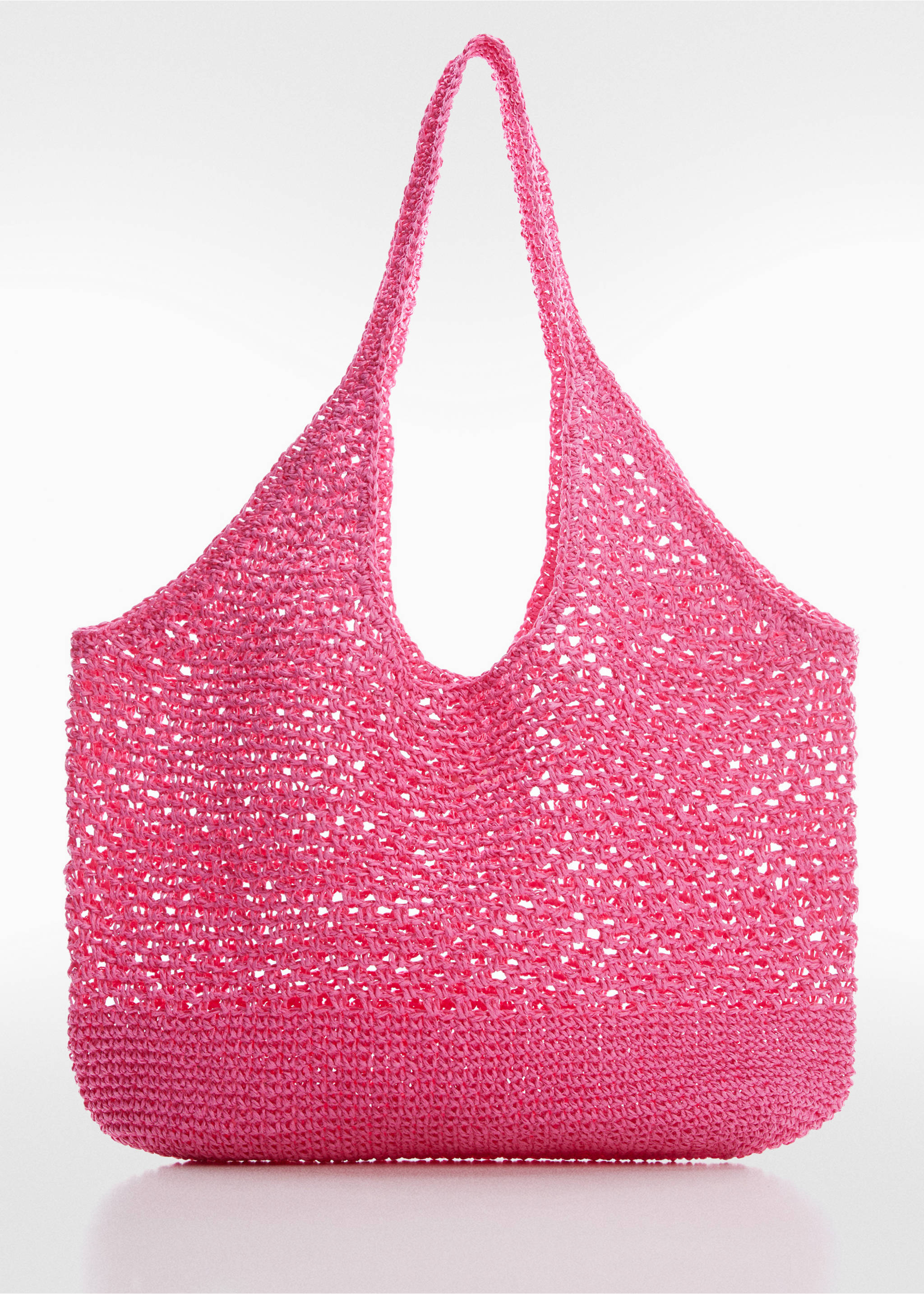 Natural fibre sack bag - Article without model, Pink. Ref: 57010034-00.