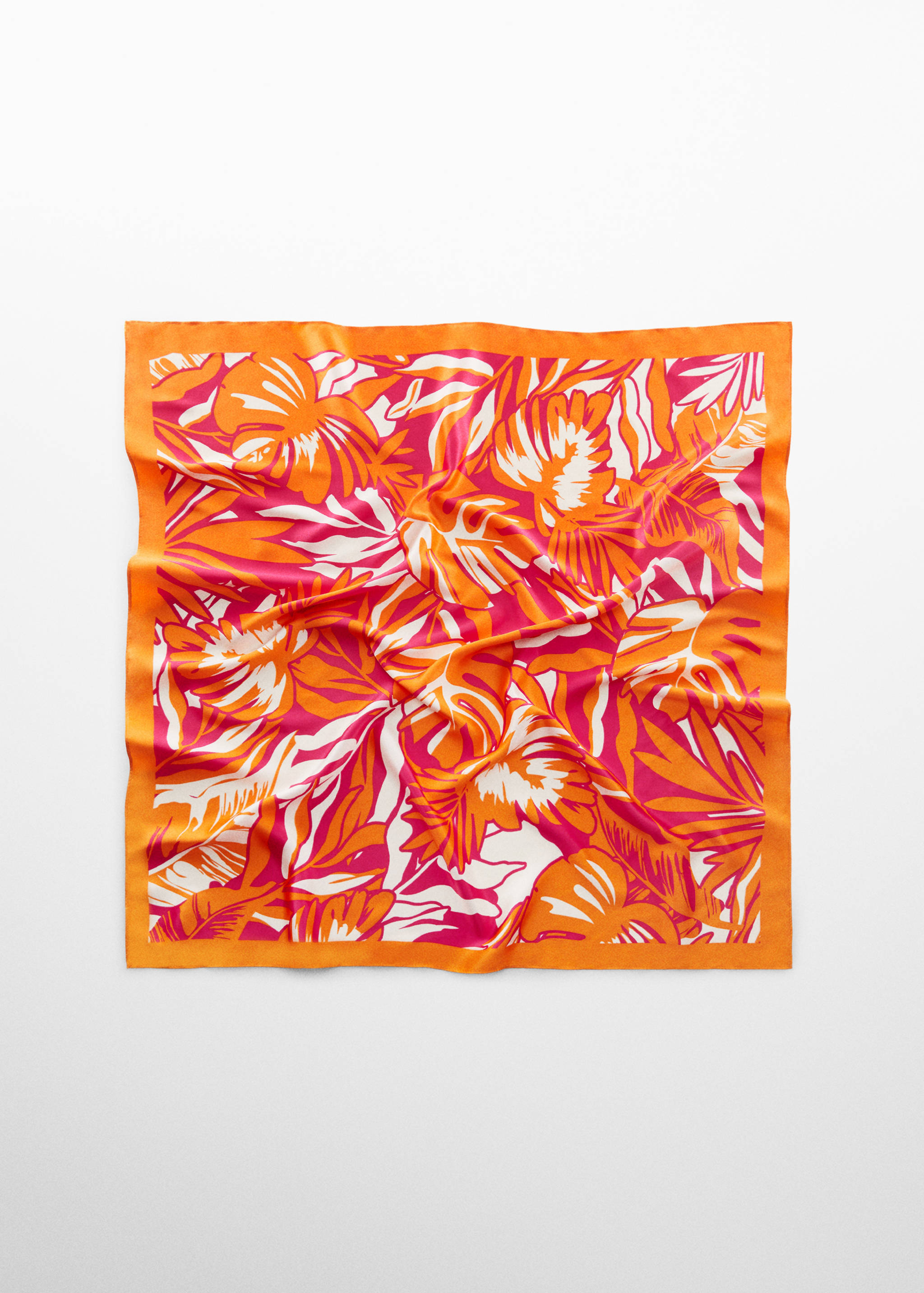 Tropical printed scarf - Article without model