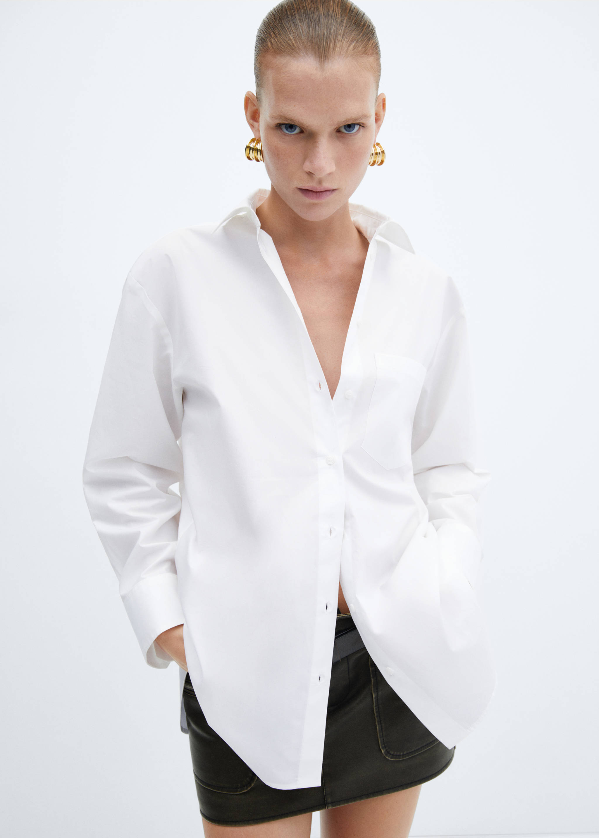 Pocket oversize shirt - Medium plane