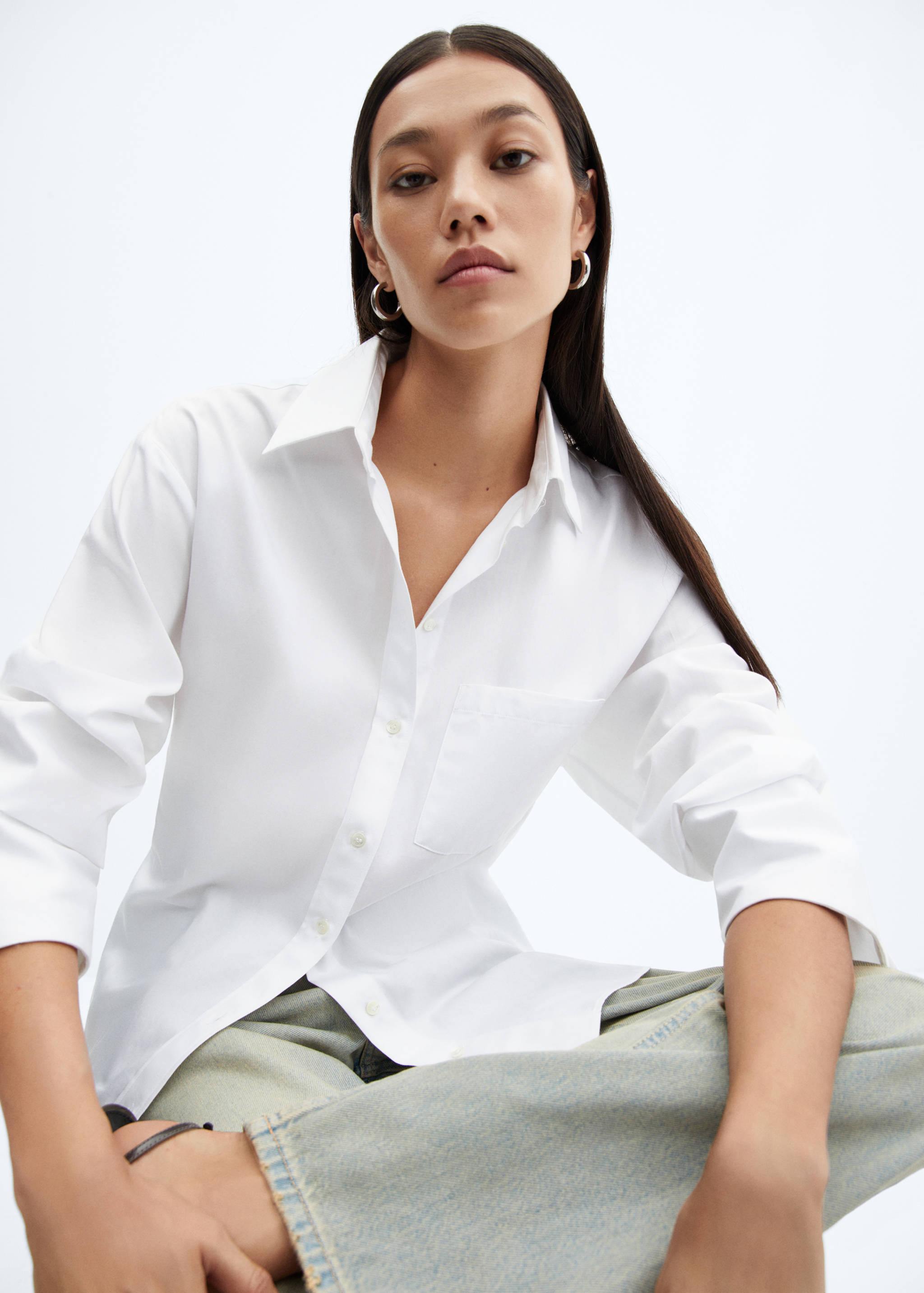 Pocket oversize shirt - Details of the article 2