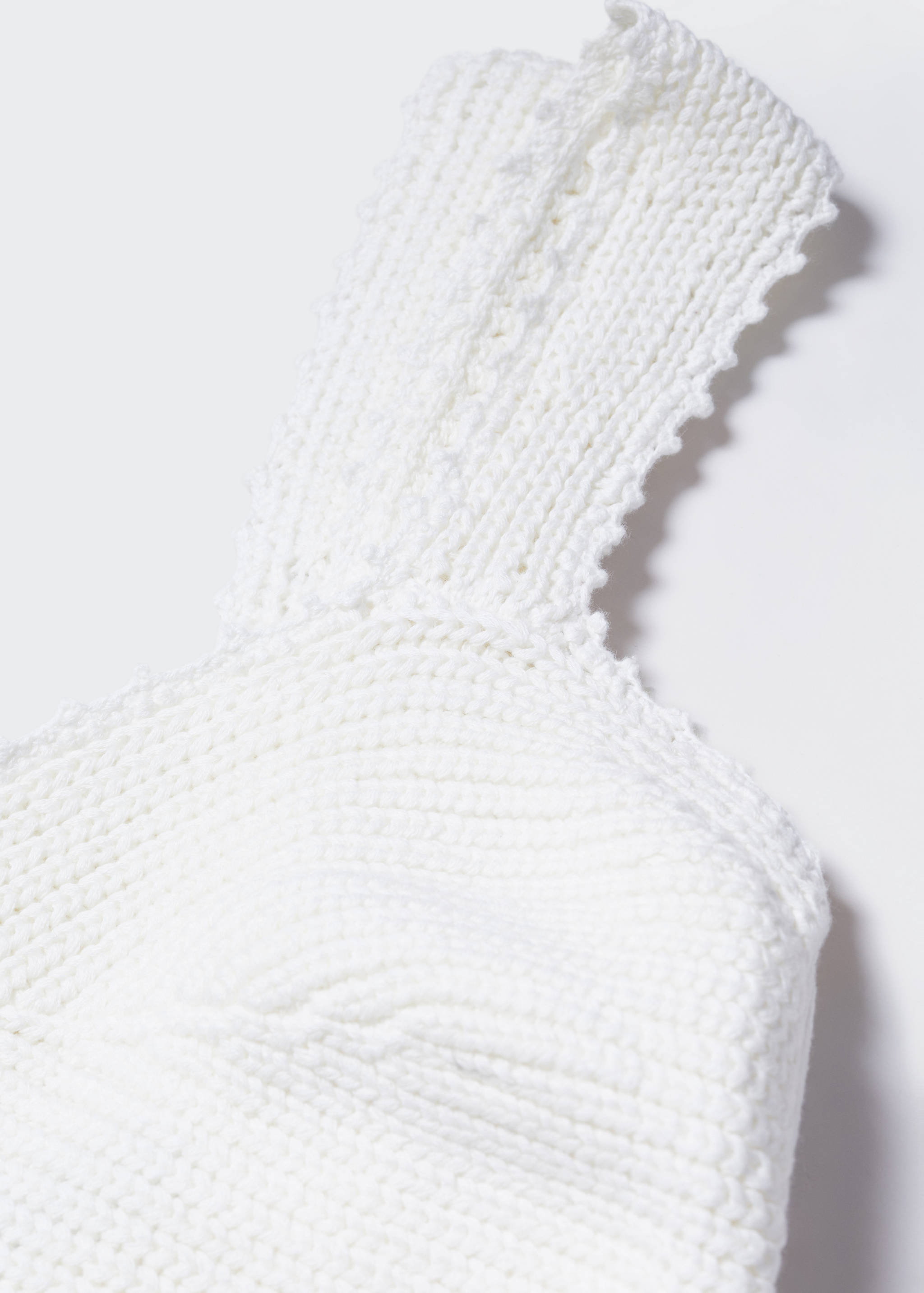 Knitted cropped top - Details of the article 8