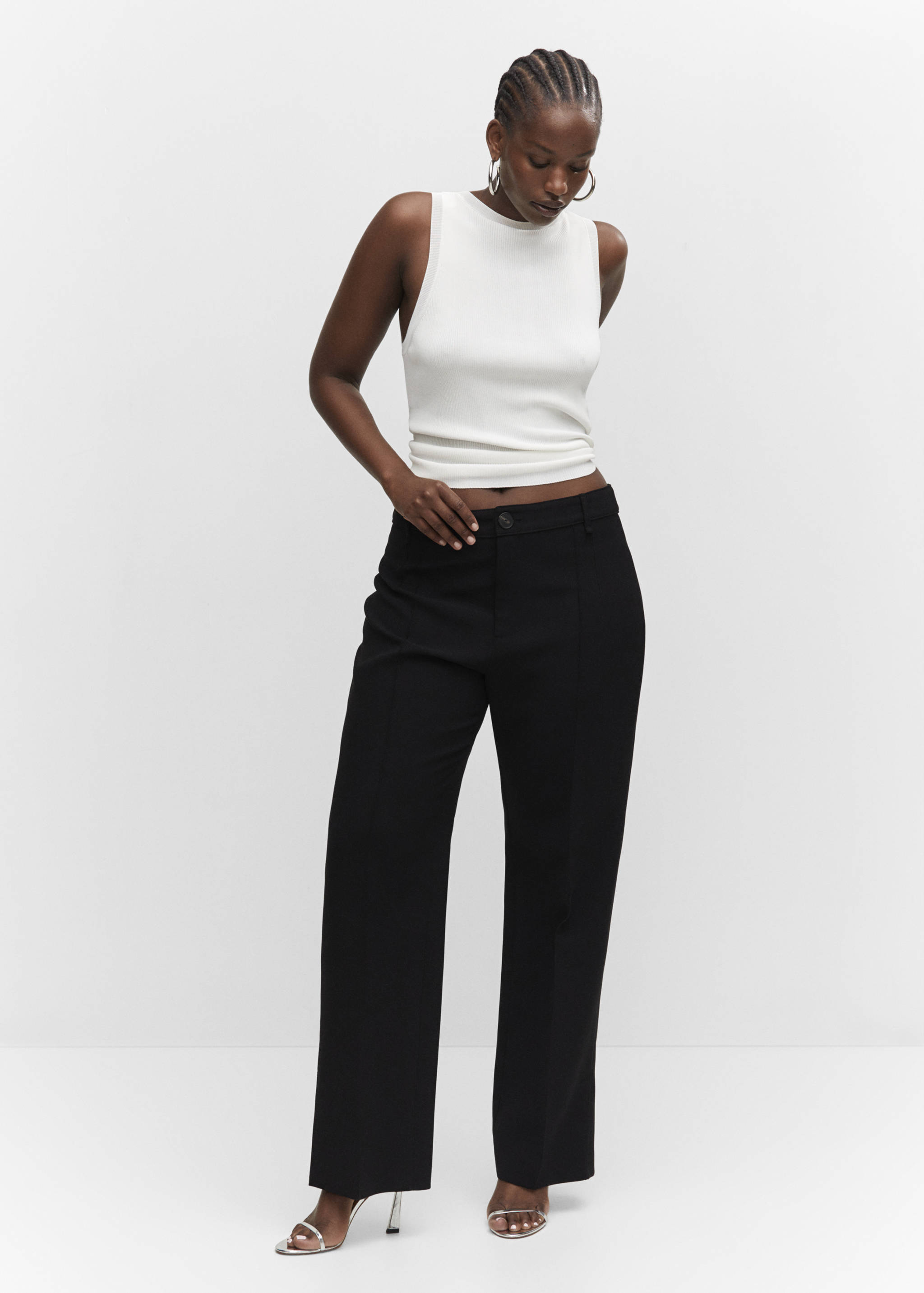 Ribbed knit top - Details of the article 3