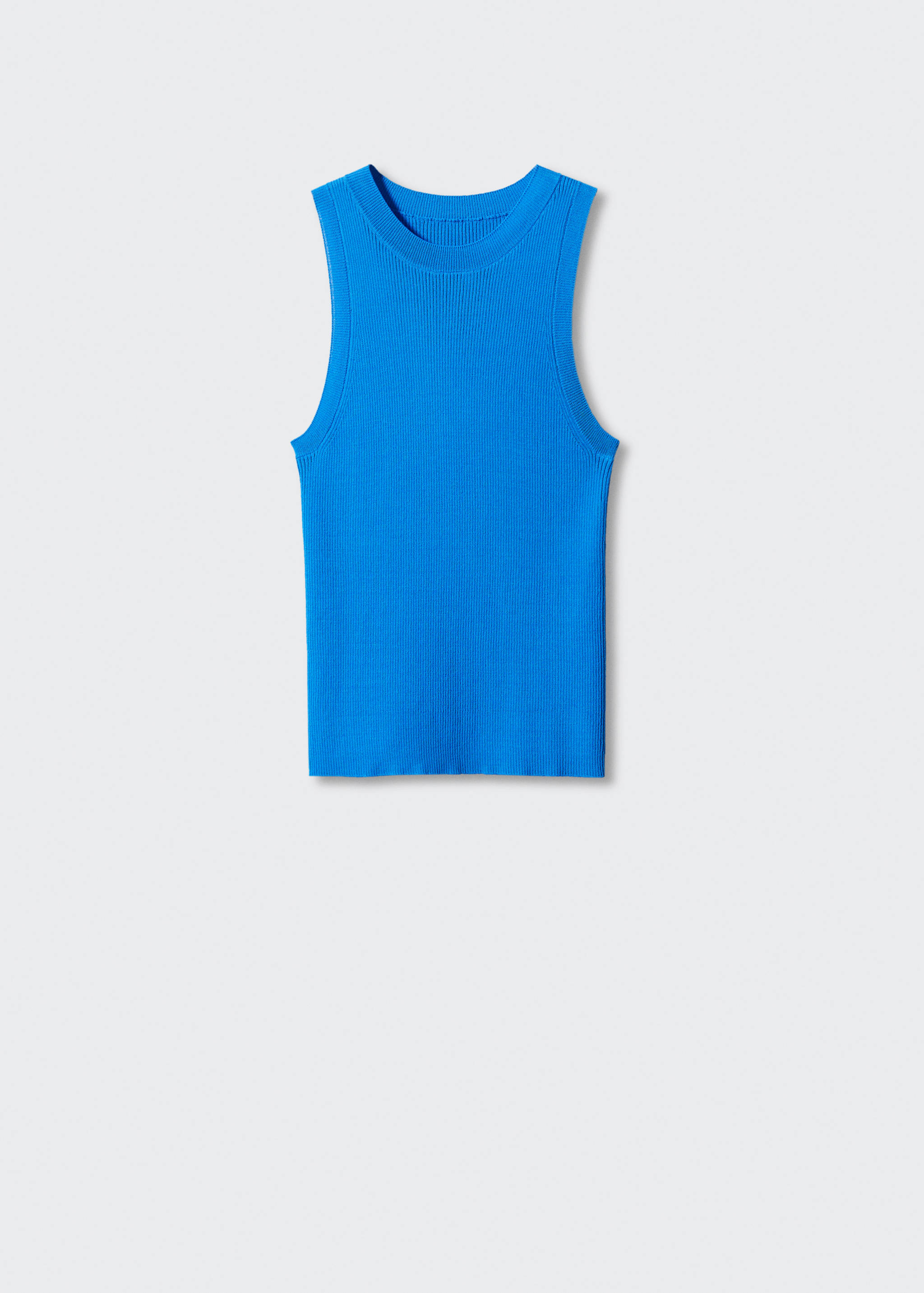 Ribbed knit top - Article without model