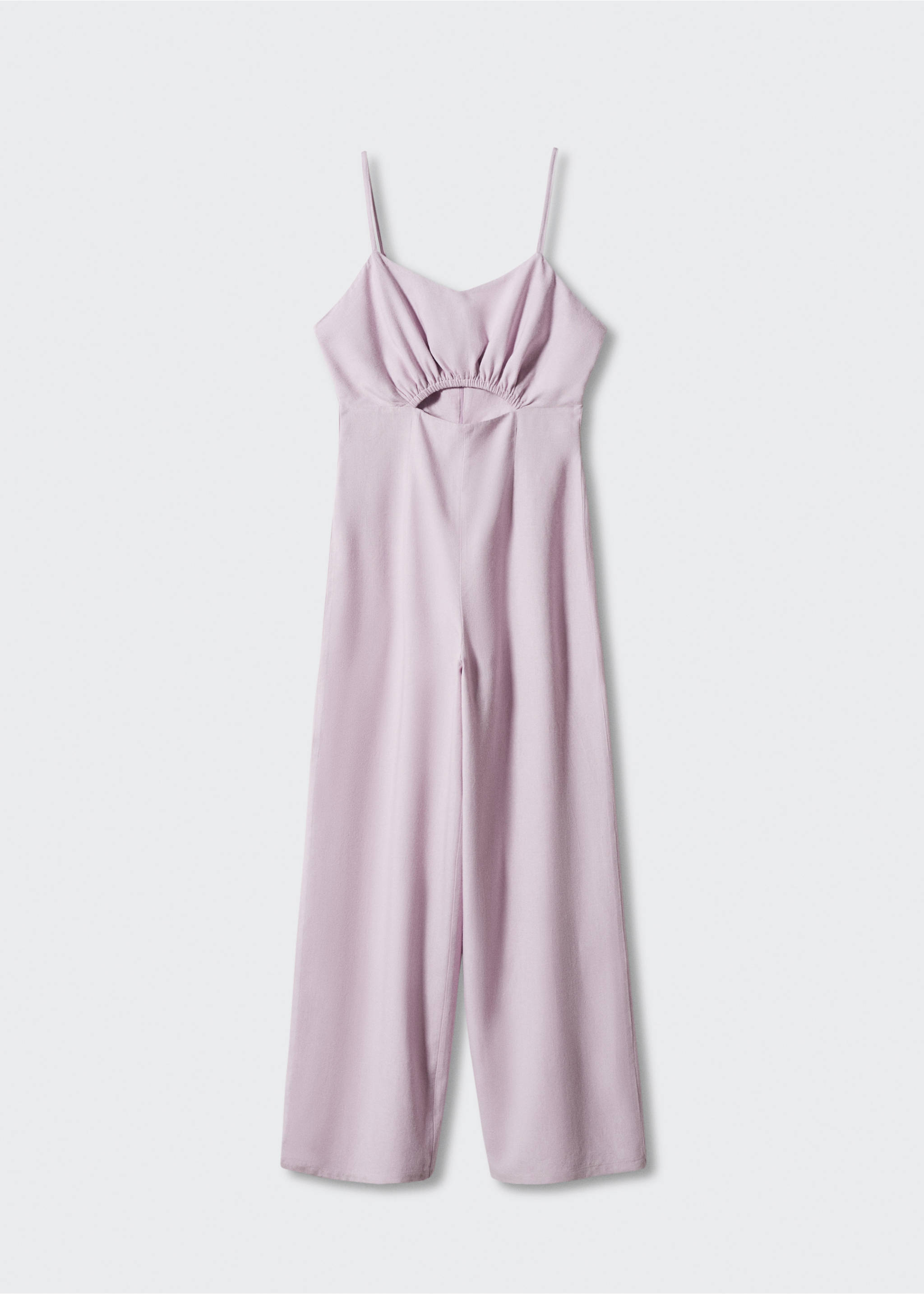 Langer Jumpsuit mit Schlitzen - Artikel ohne Model, Lavendell. Ref: 57010262-00.