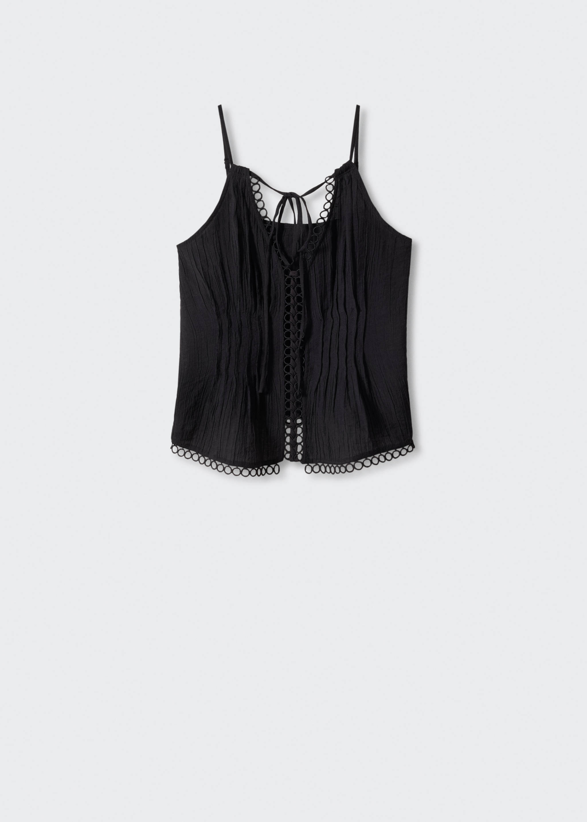Openwork top with double straps - Article without model