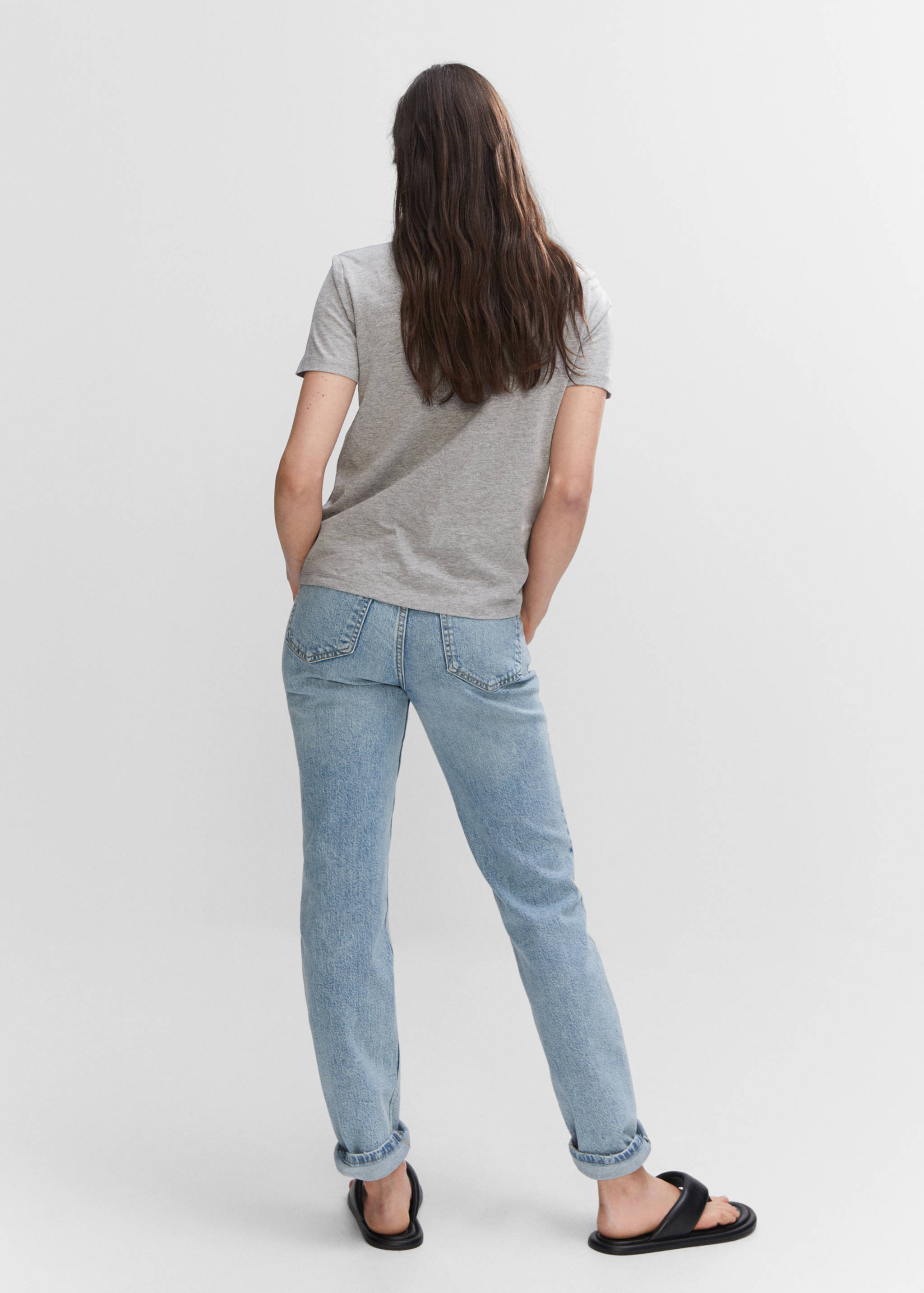 100% cotton t-shirt - Reverse of the article