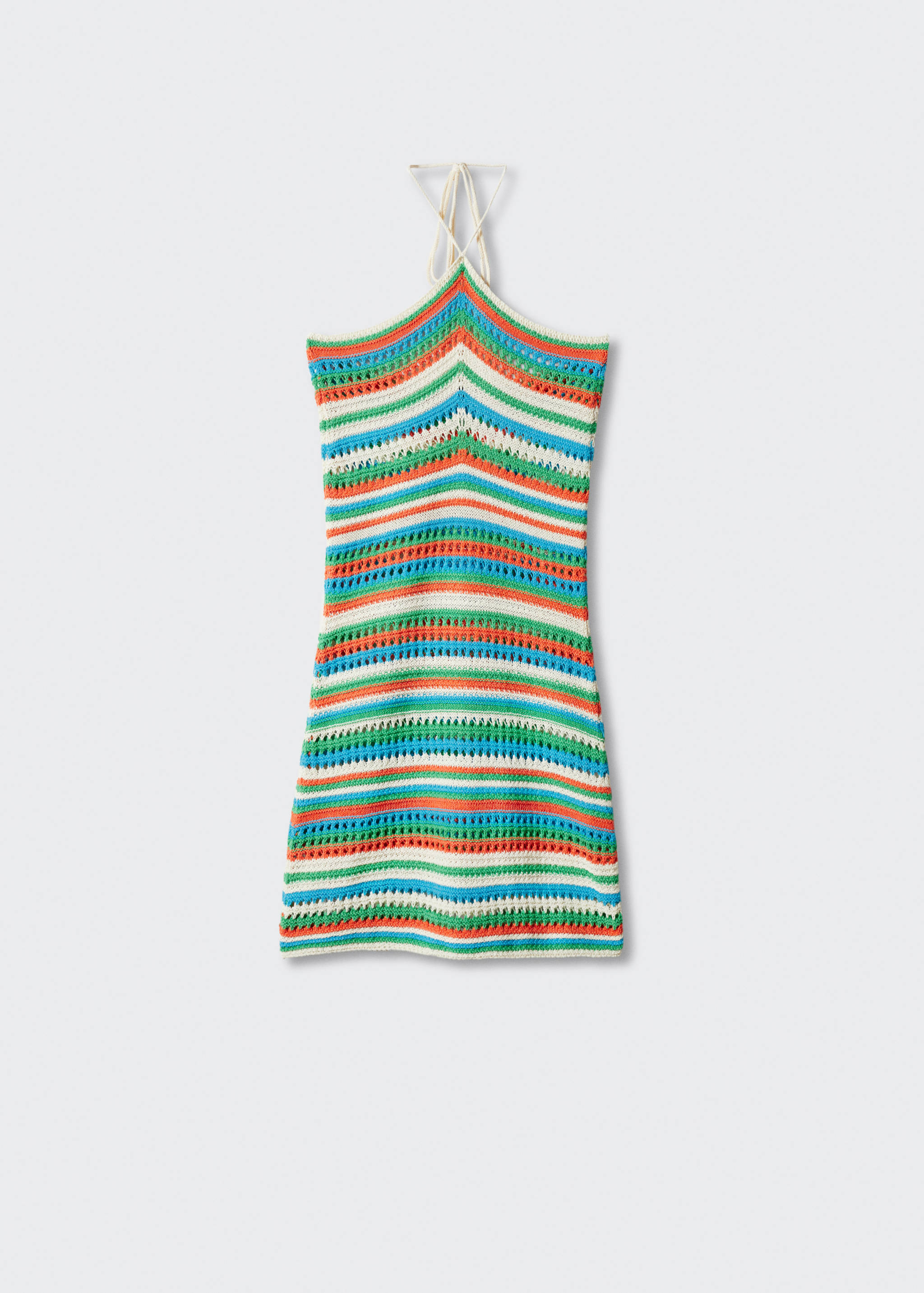 Halter-neck crochet dress - Article without model