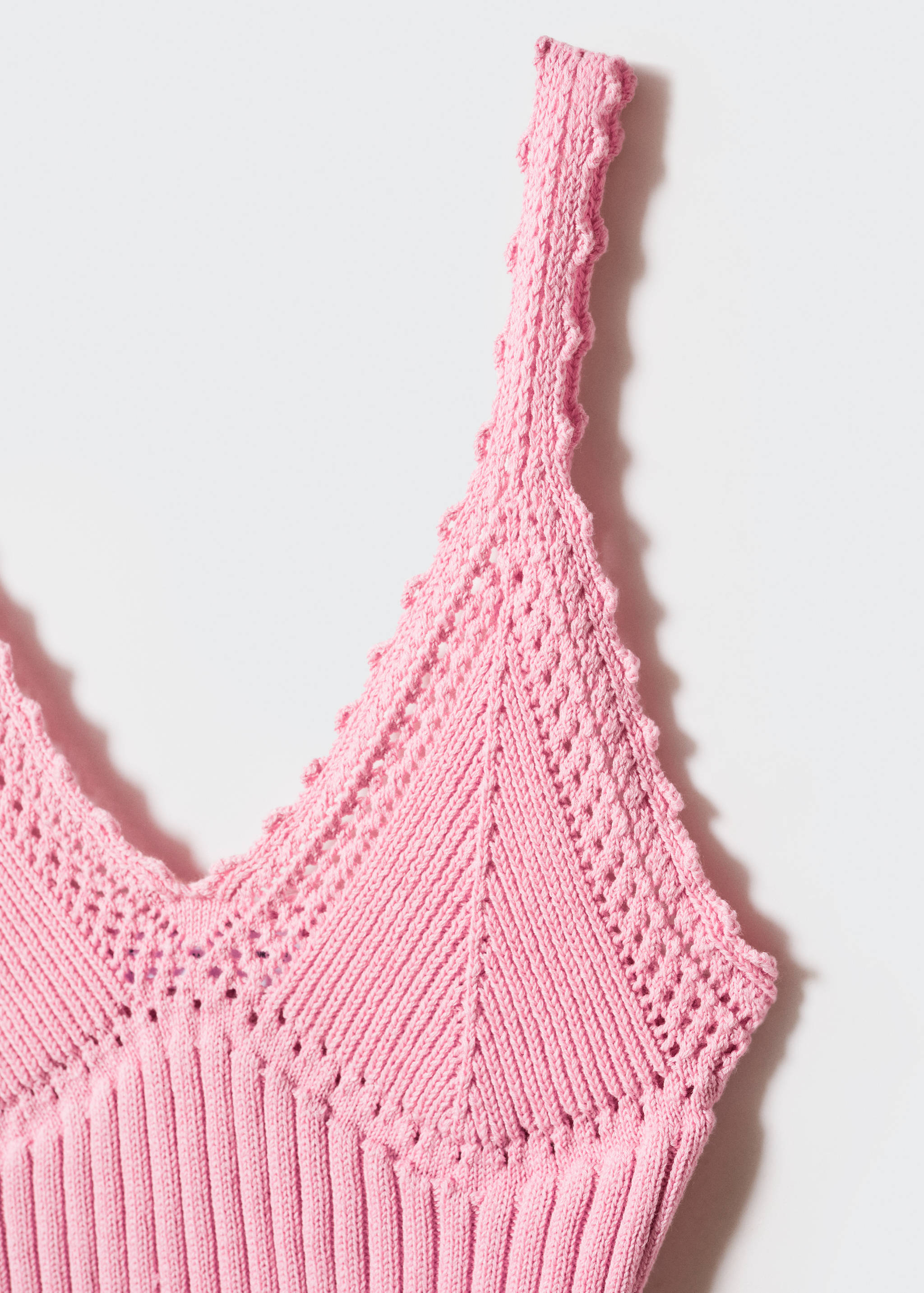 Knitted cropped top - Details of the article 8