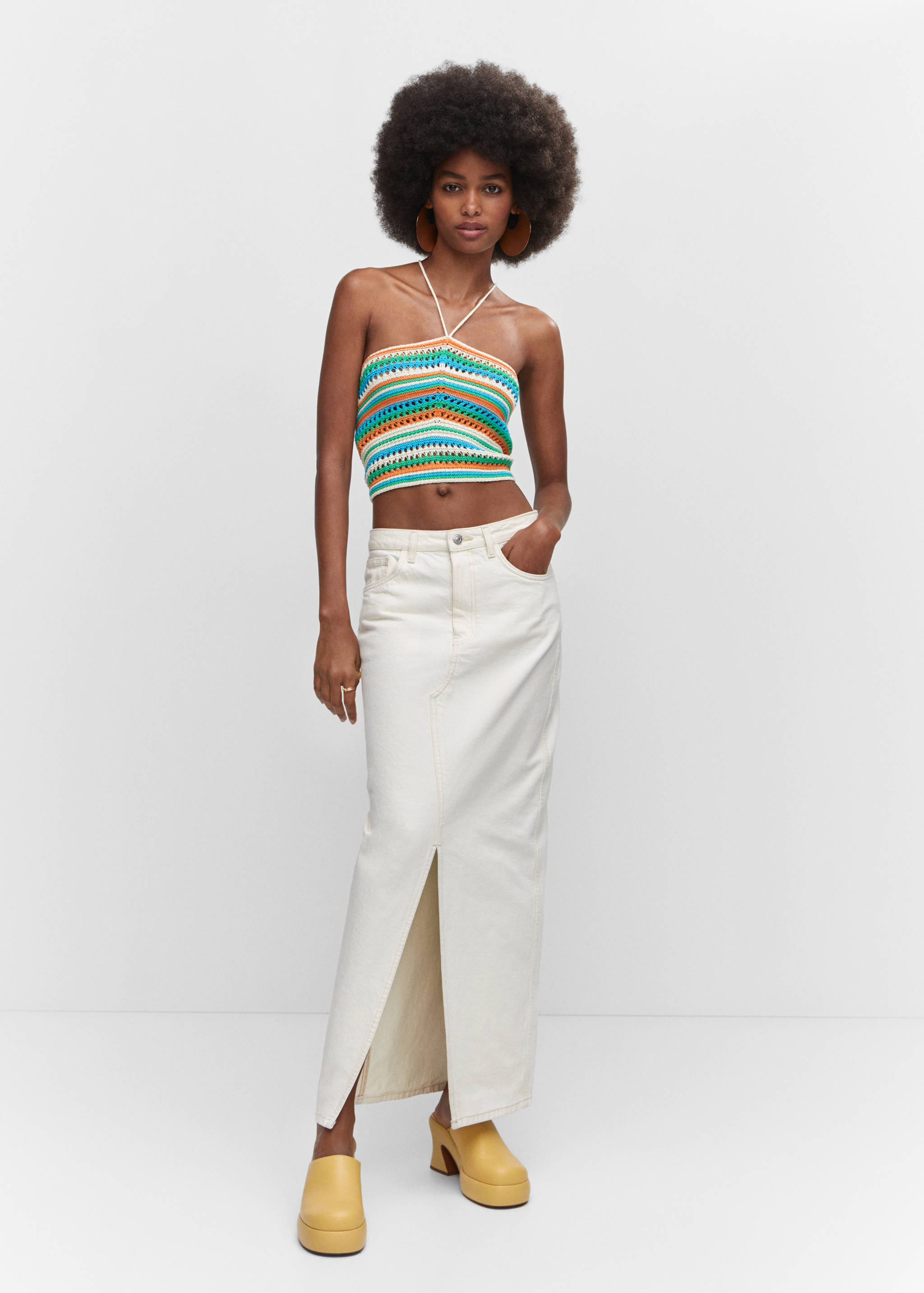 Neckholder-Crochet-Top - Allgemeine Ansicht