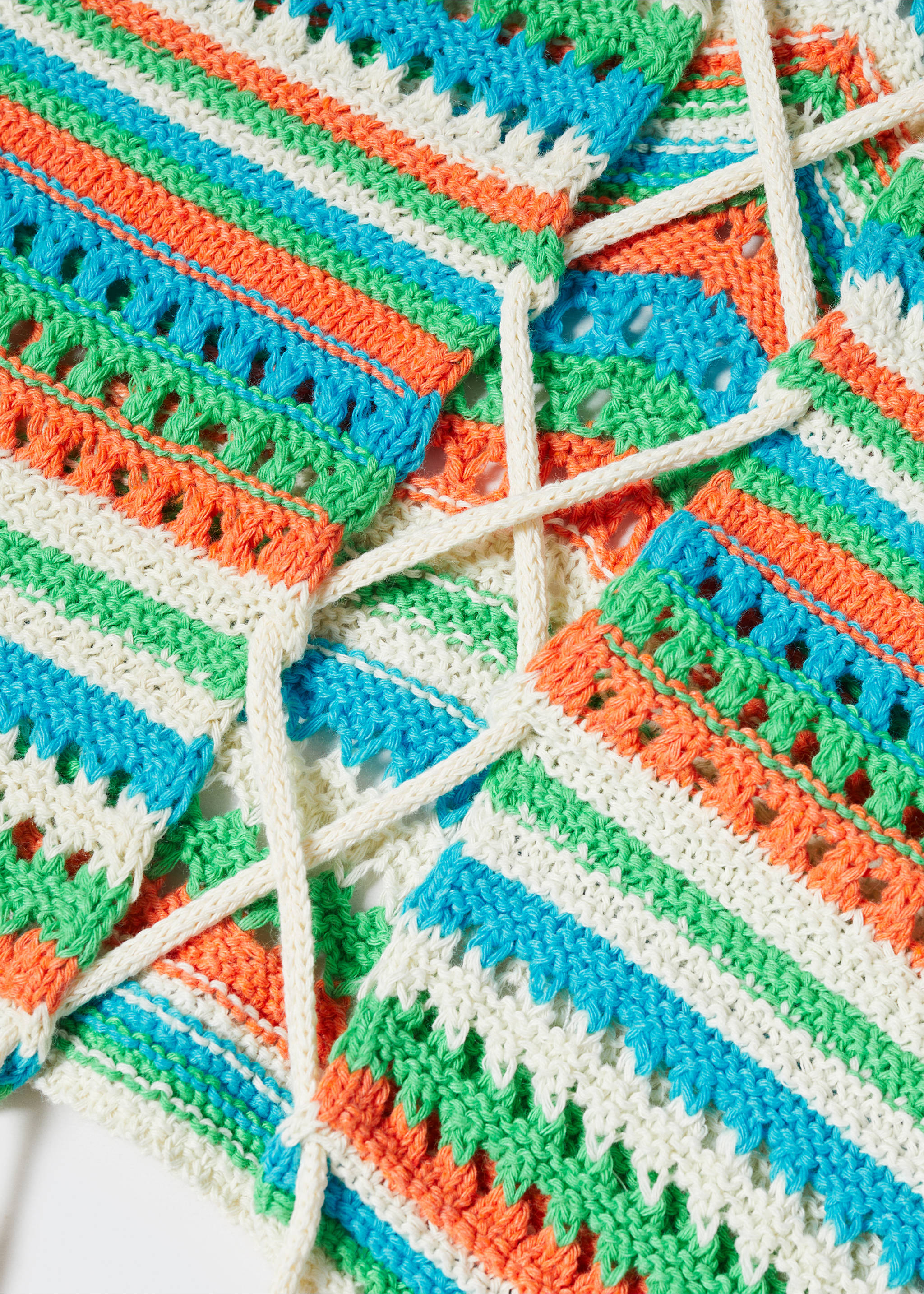 Neckholder-Crochet-Top - Detail des Artikels 8, Pastellgrün. Ref: 57010456-00.