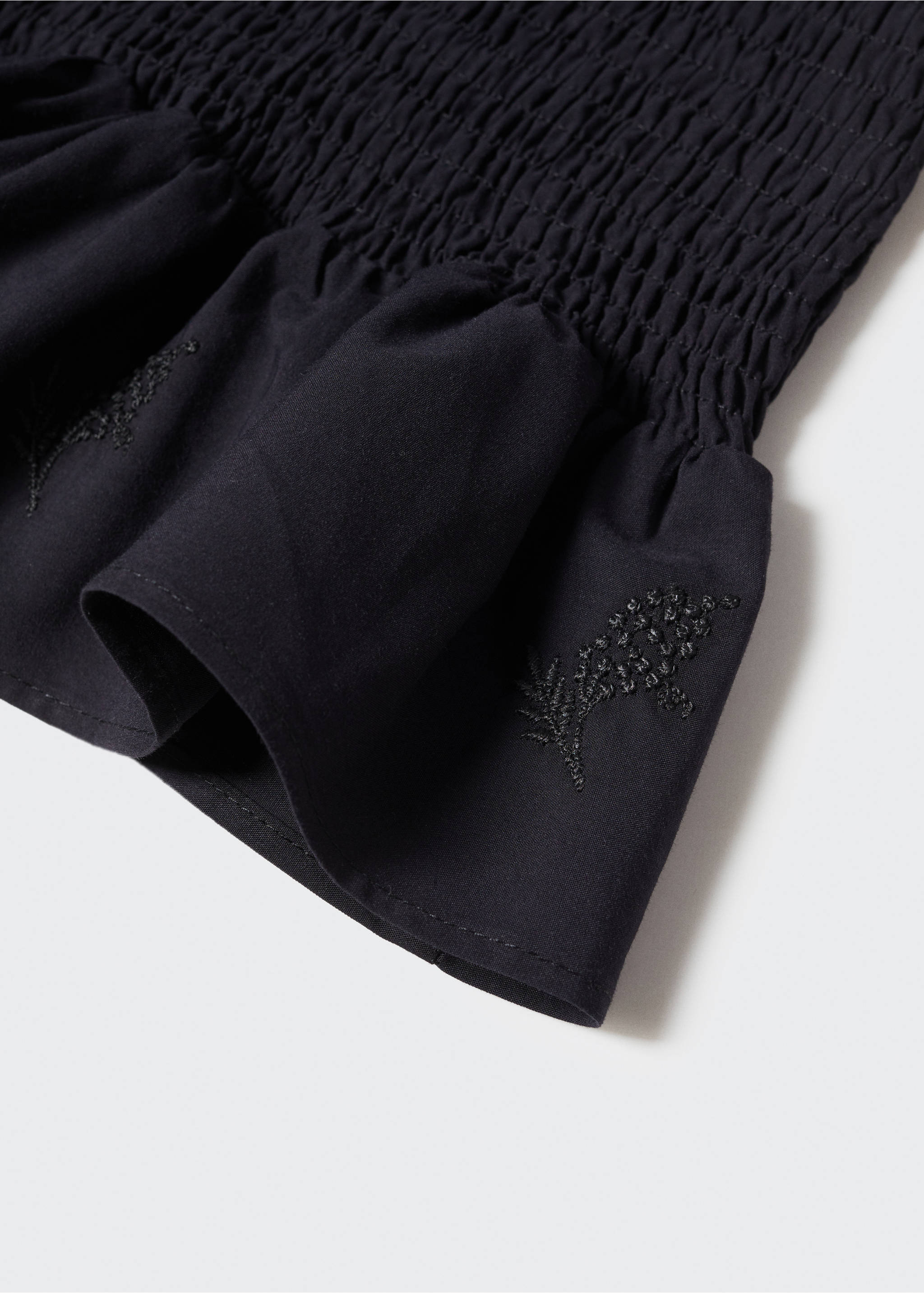 Falda fruncida volantes - Detalle del artículo 8, Azul marino oscuro. Ref: 57010457-00.