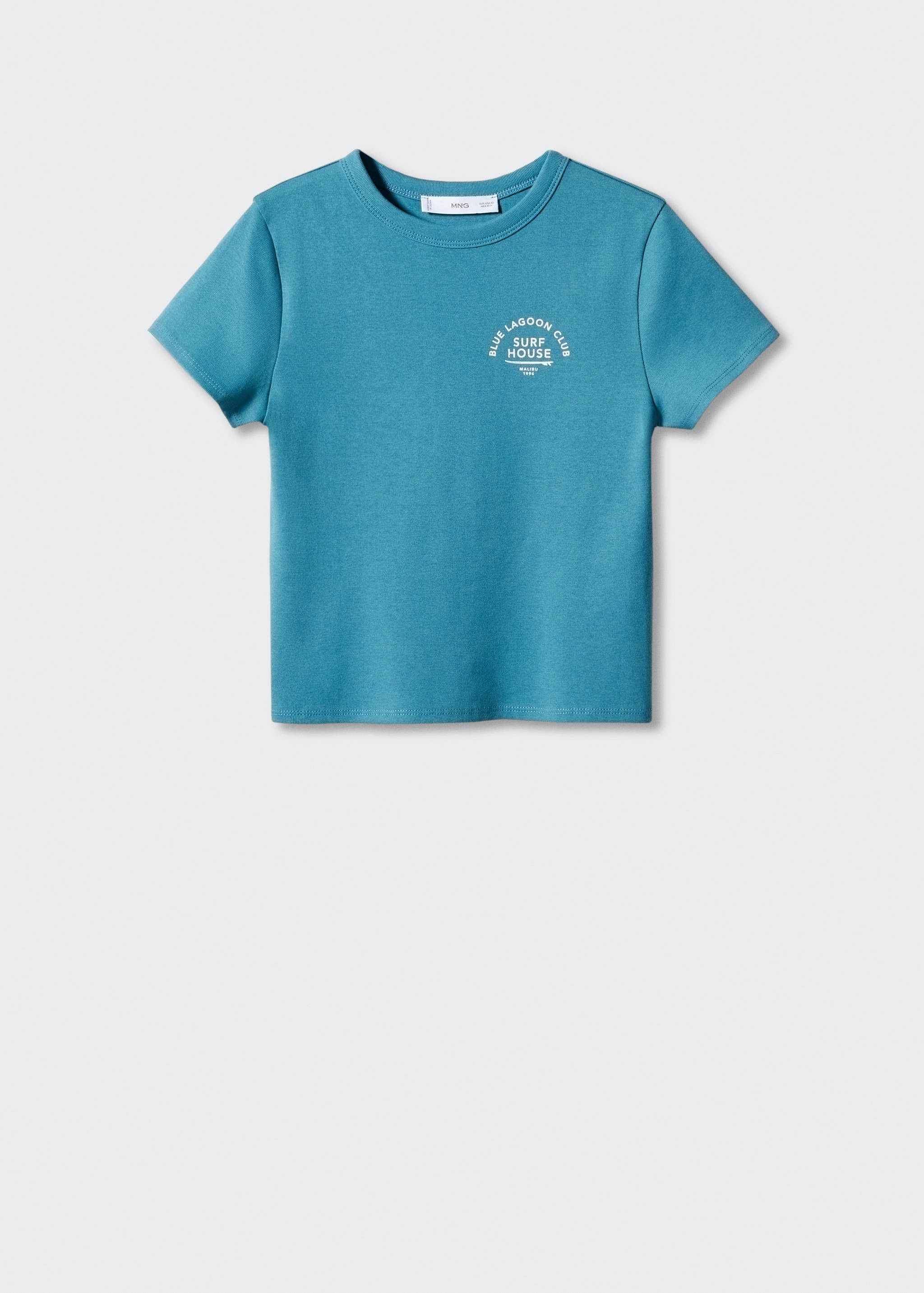 Printed cotton-blend T-shirt - Article without model