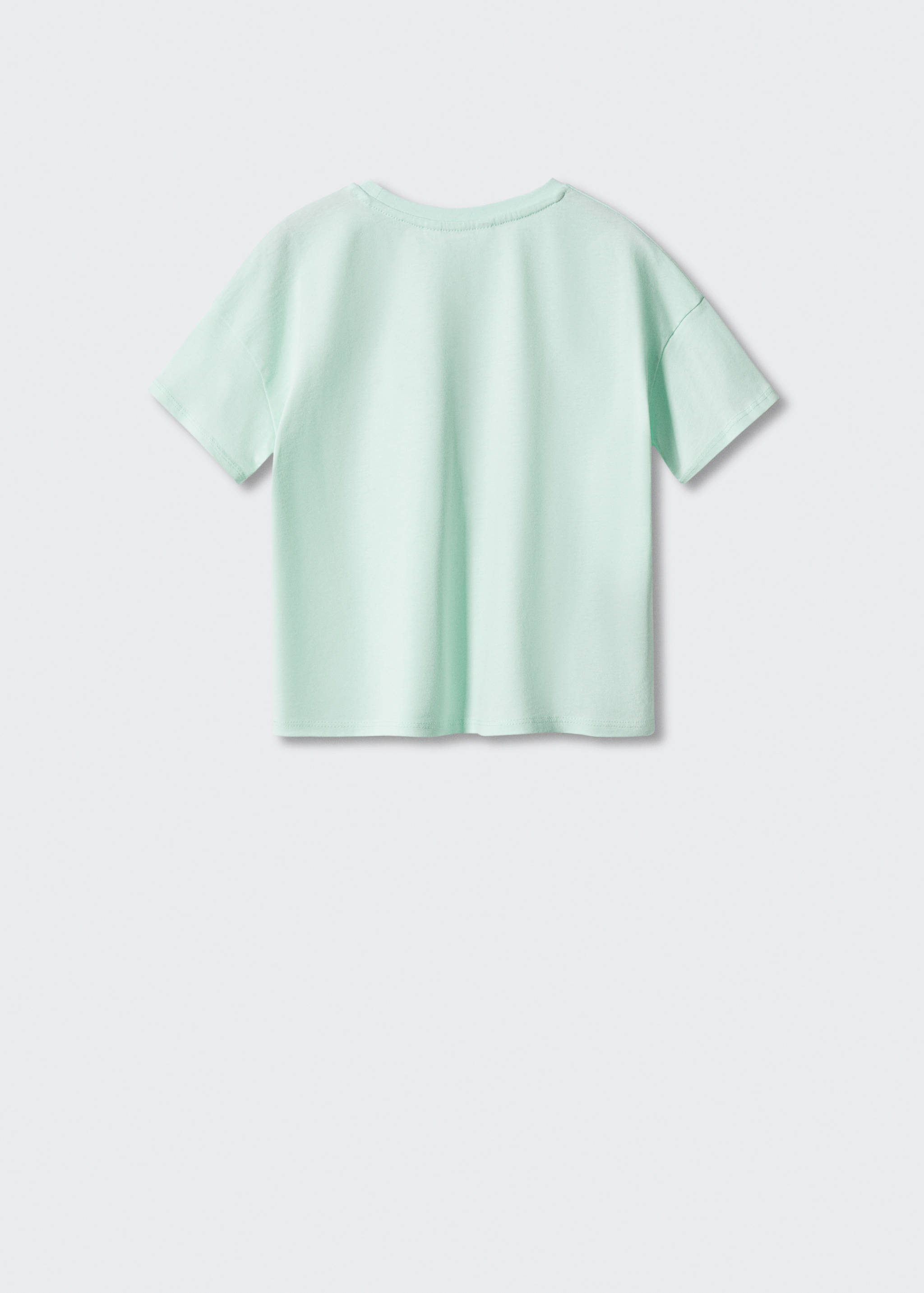 Camiseta mensaje estampado - Reverso del artículo