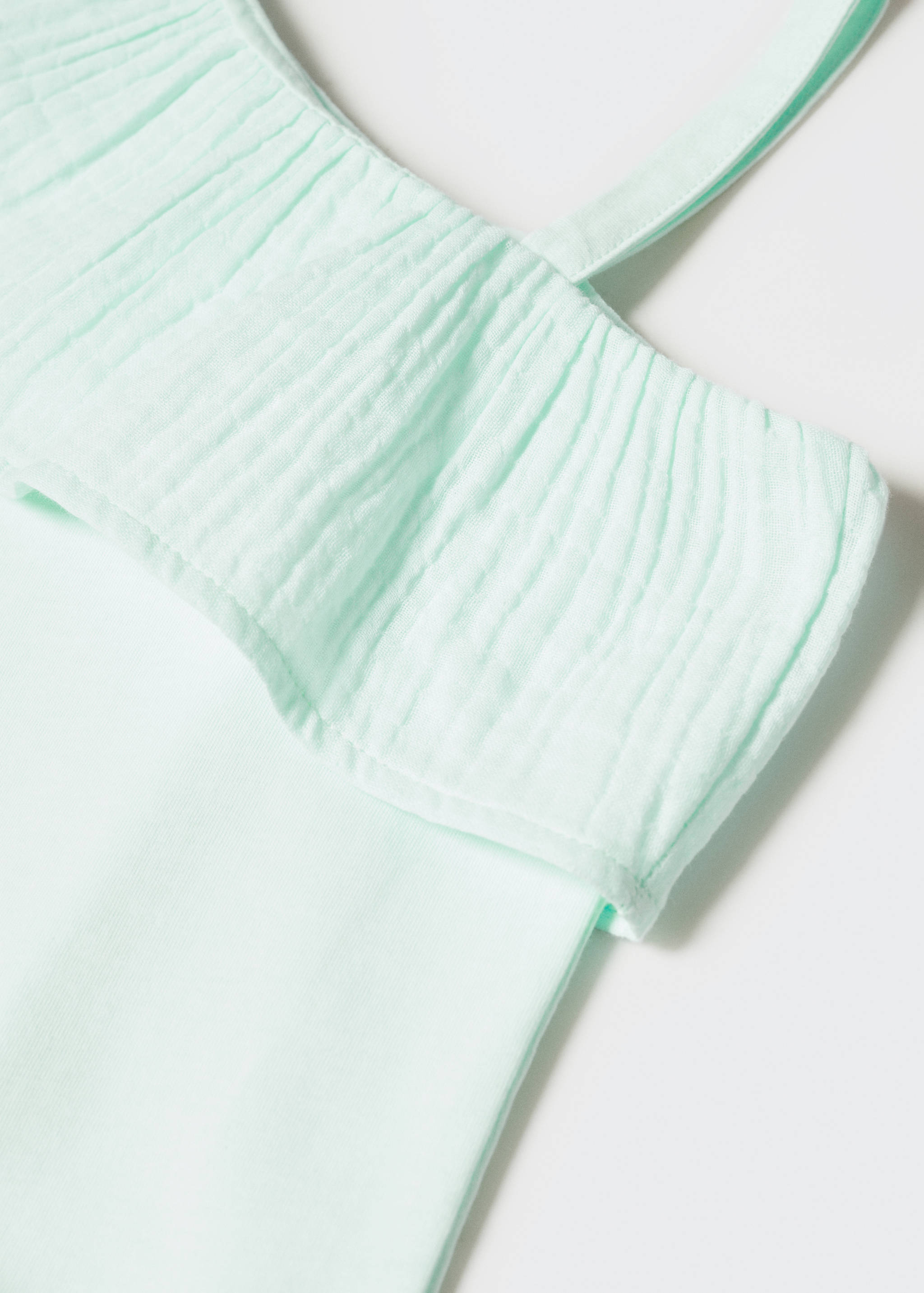 Ruffled asymmetric T-shirt - Details of the article 8