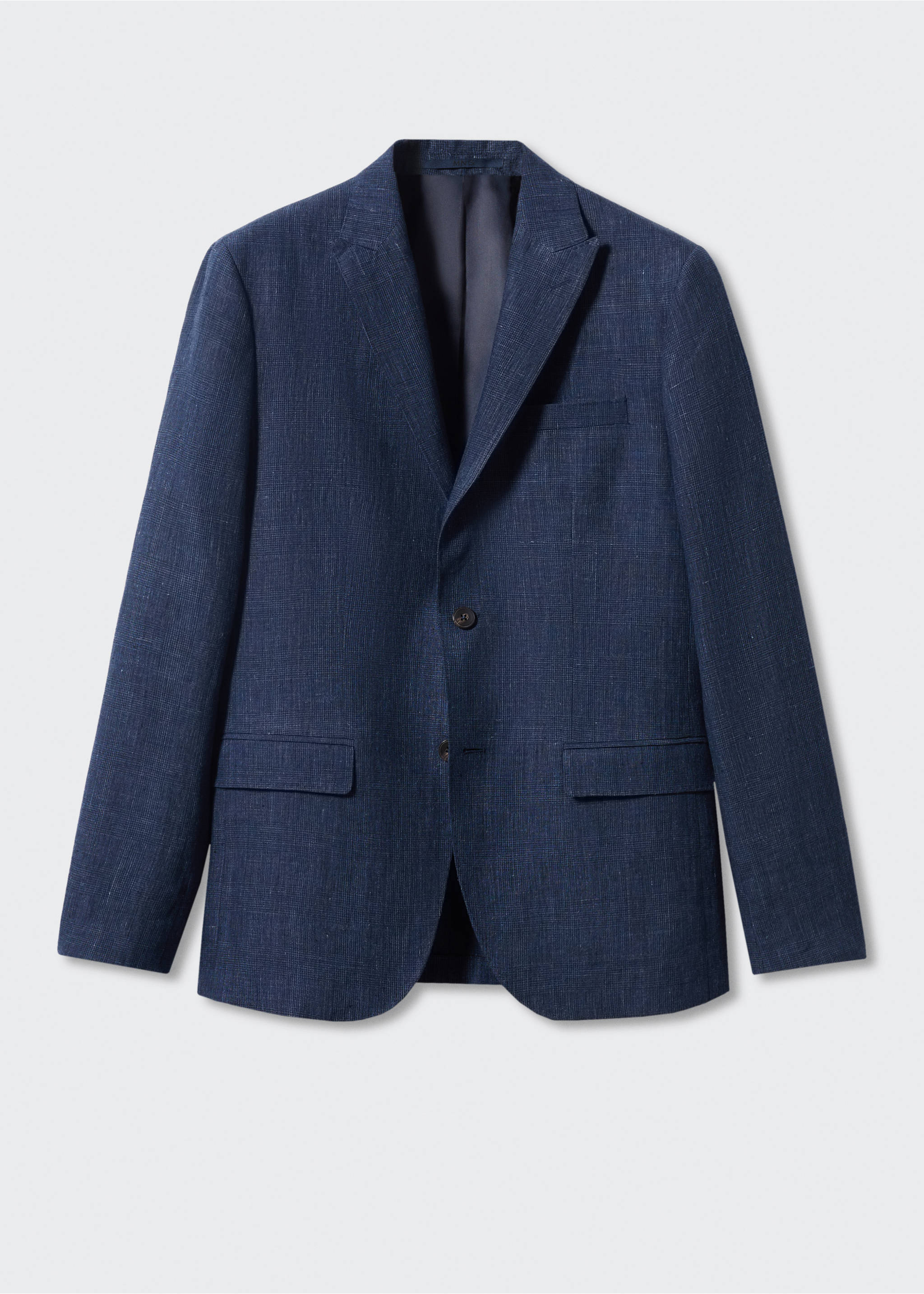 Veste costume 100 % lin - Article sans modèle, Bleu marine. Ref: 57010556-00.