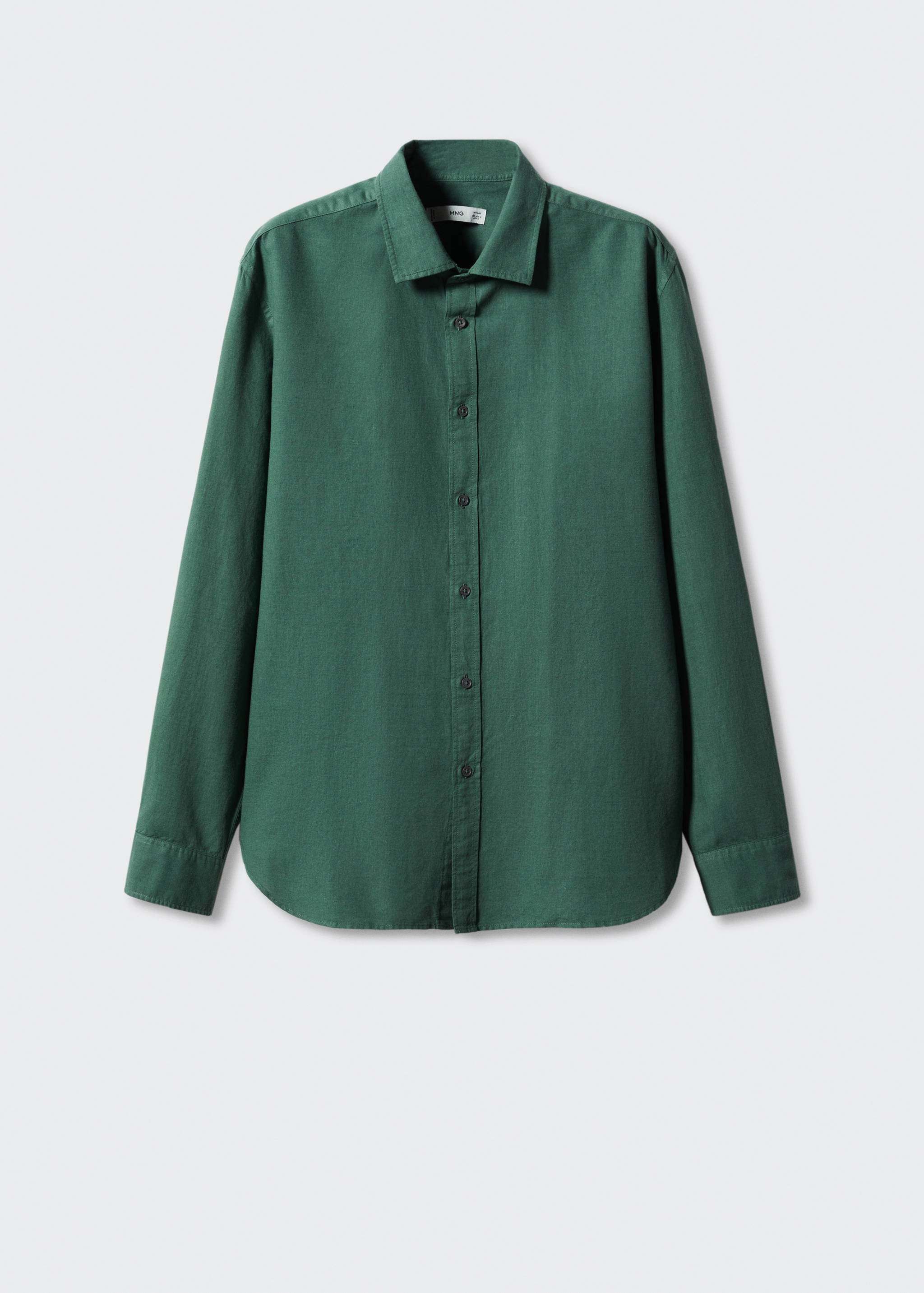 Camisa regular fit lino algodón - Artículo sin modelo
