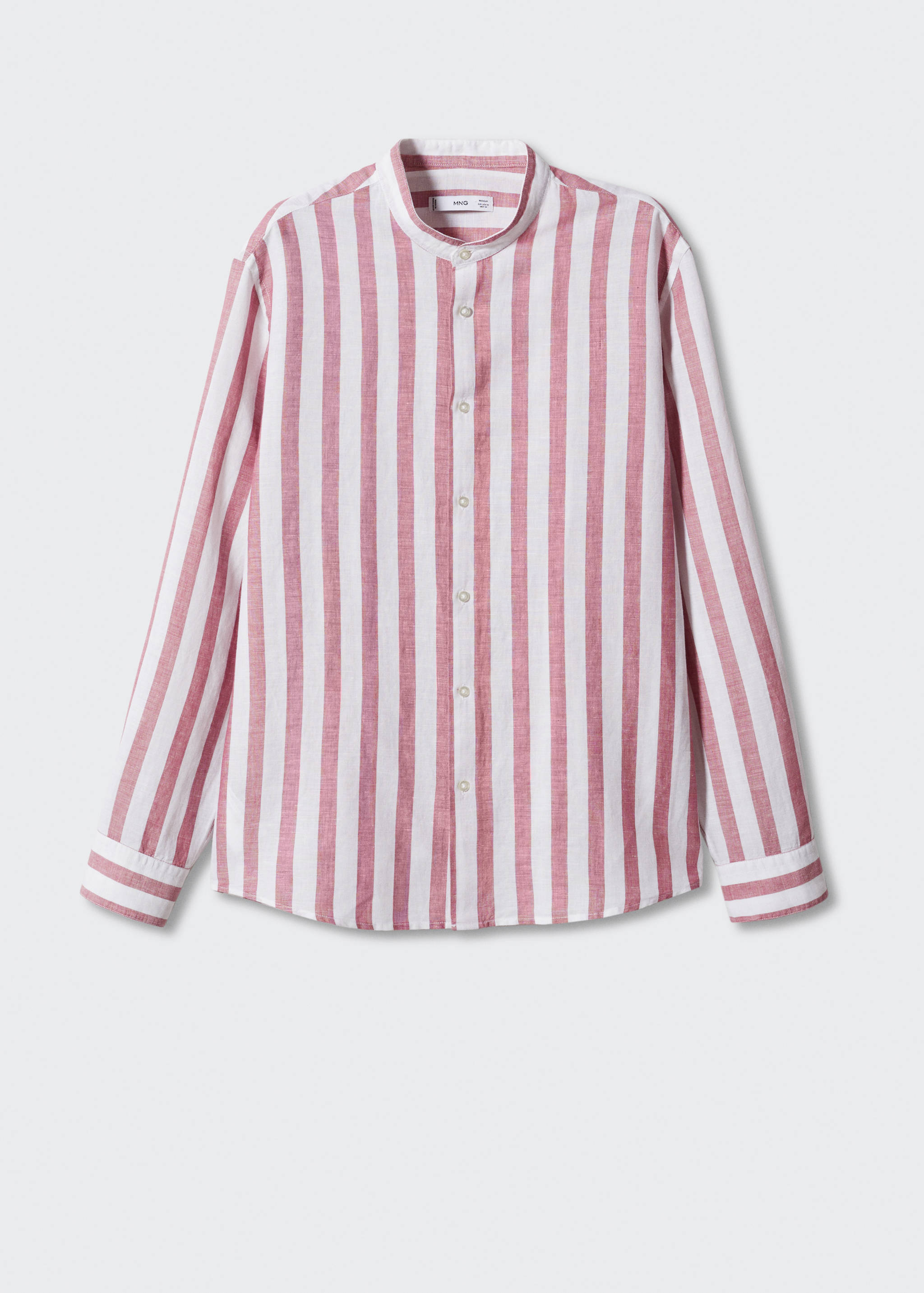 Camisa regular fit lino rayas - Artículo sin modelo