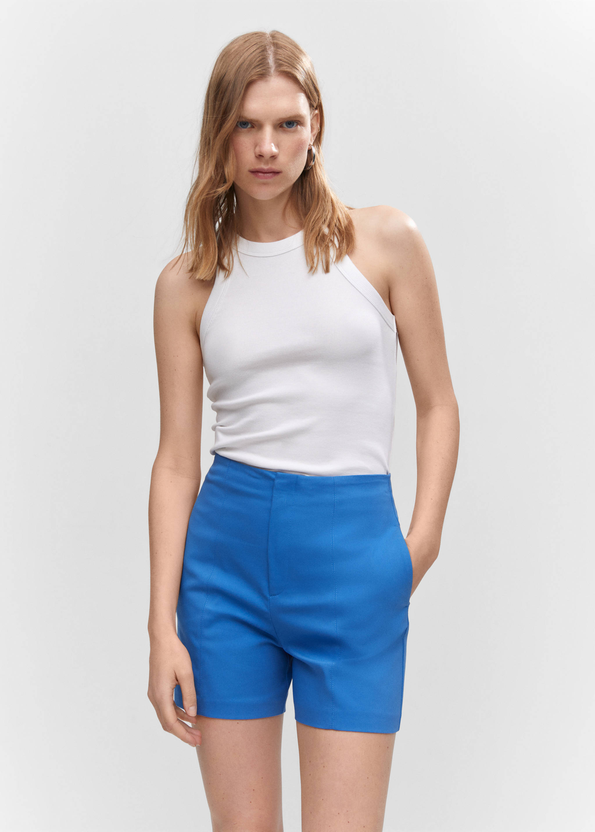 Shorts rectos tiro alto - Detalle del artículo 1