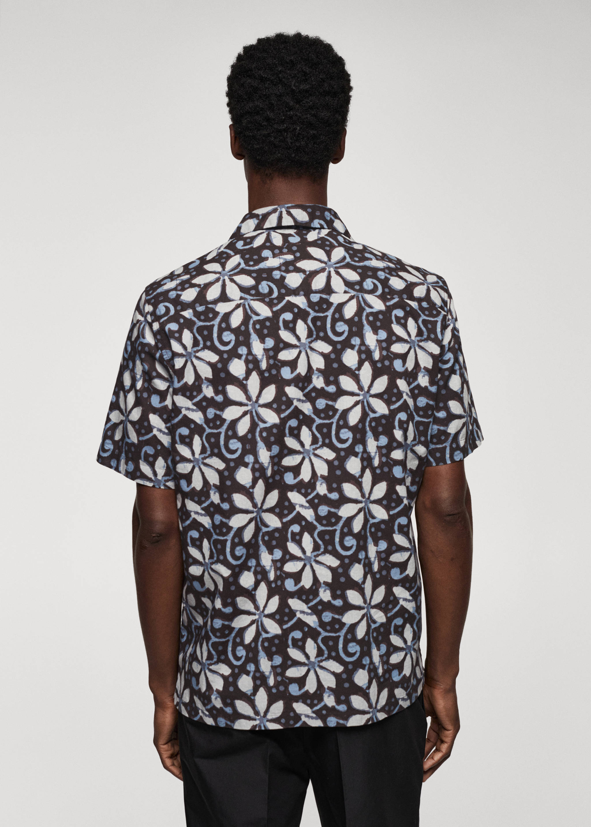 Bowlingskjorta med tryck - Artikelns baksida