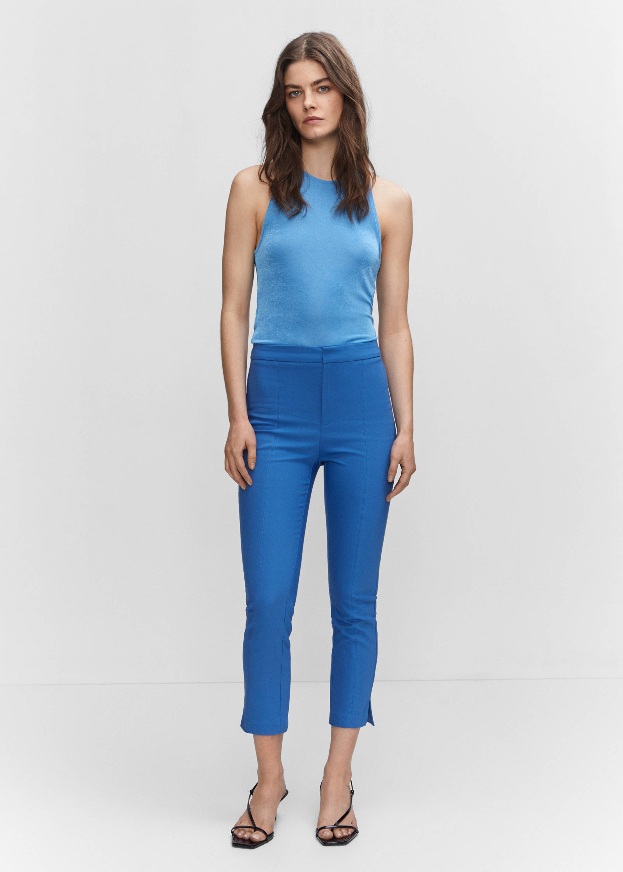 Crop skinny trousers - General plane
