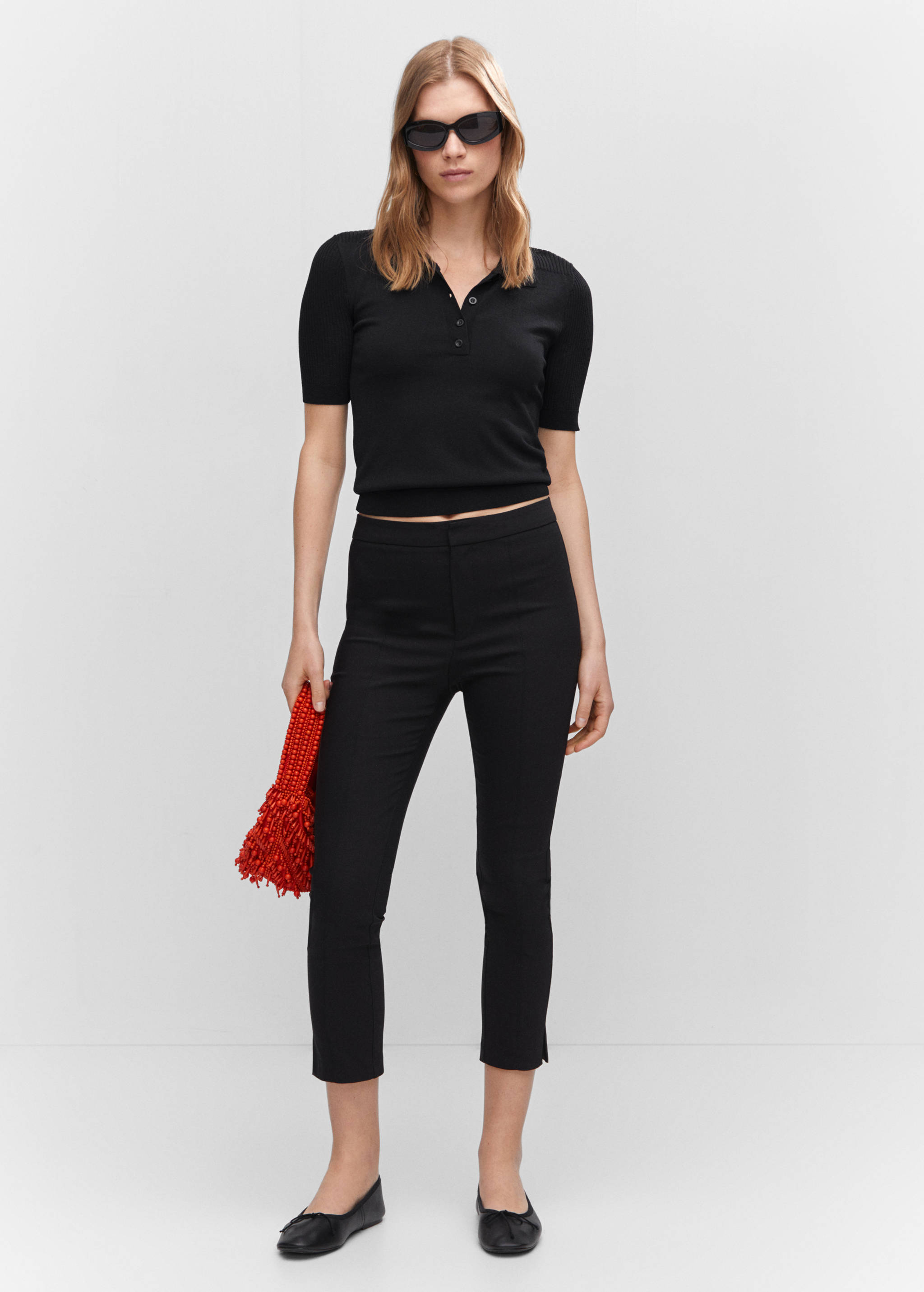 Crop skinny trousers - General plane