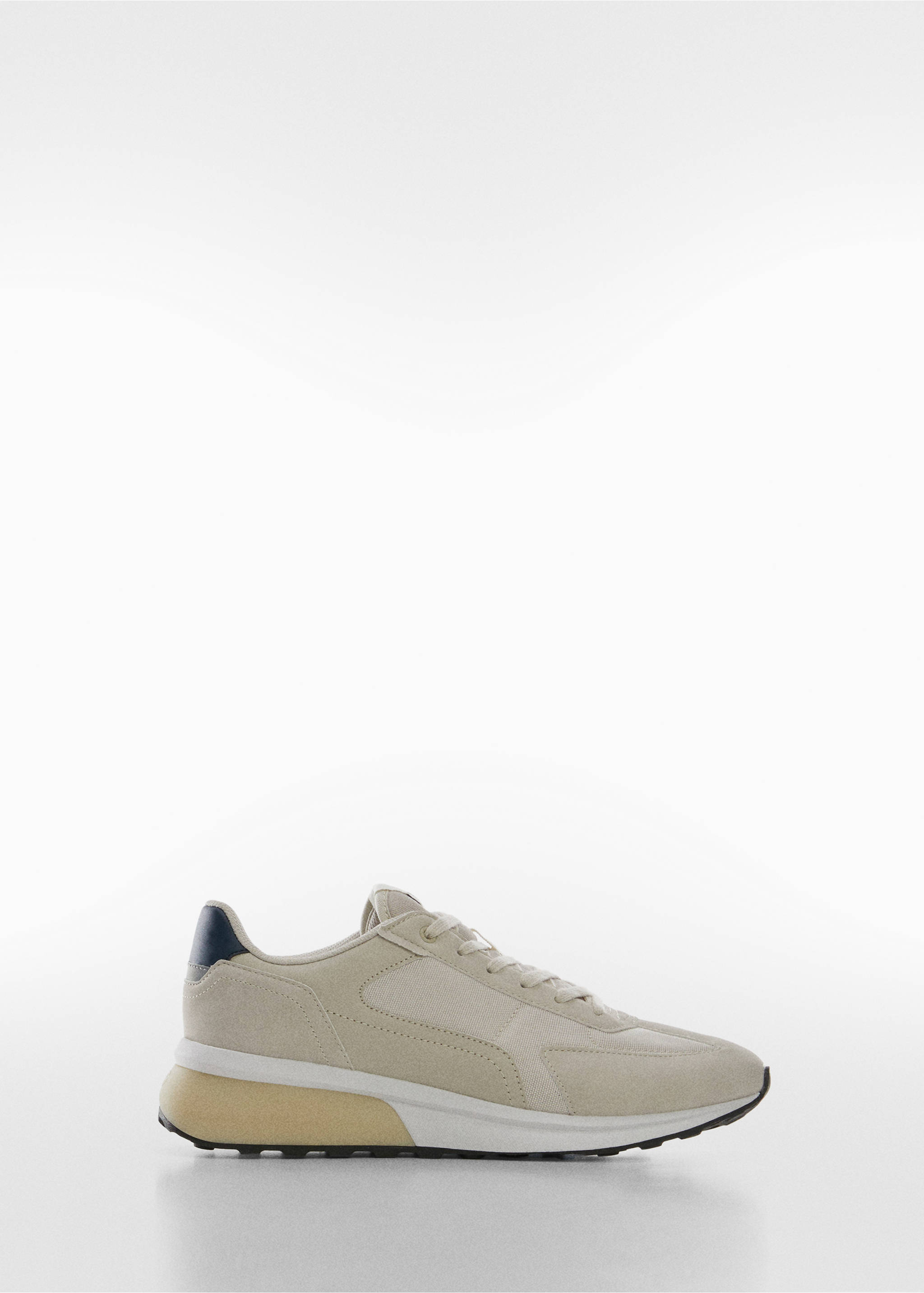 Deportivas combinadas piel - Artículo sin modelo, Crudo. Ref: 57010641-00.