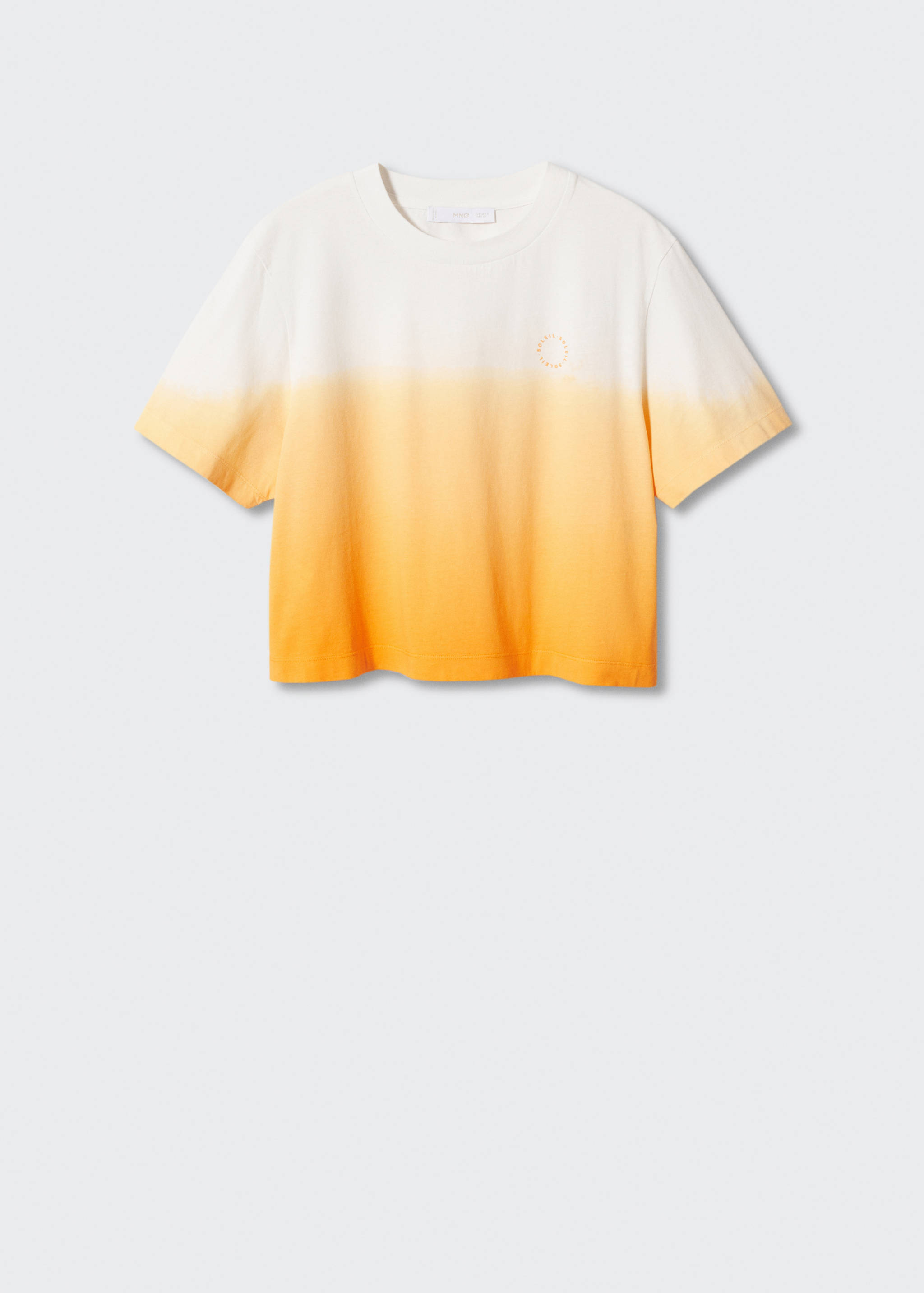 Bavlněné tričko ombré - Zboží bez modelu
