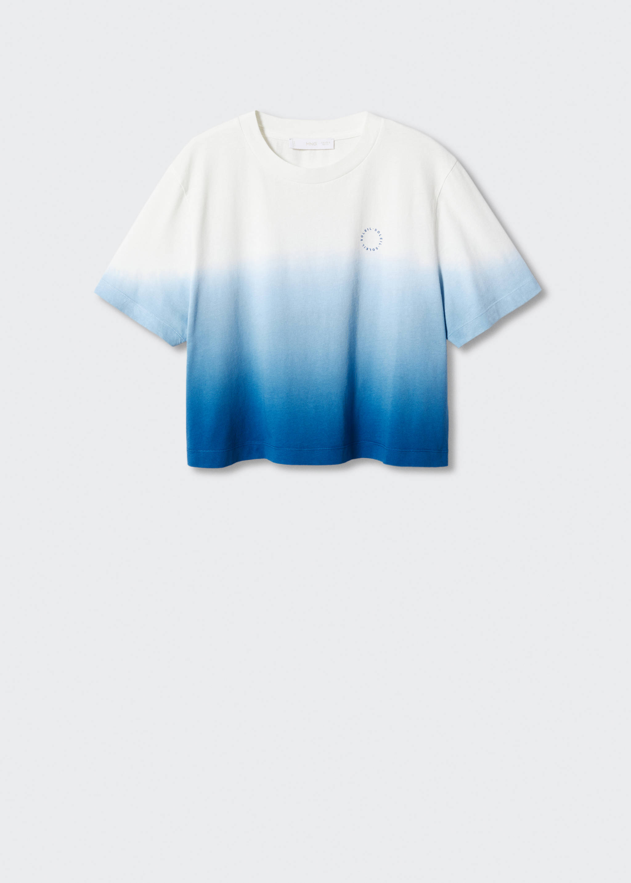 Bavlněné tričko ombré - Zboží bez modelu