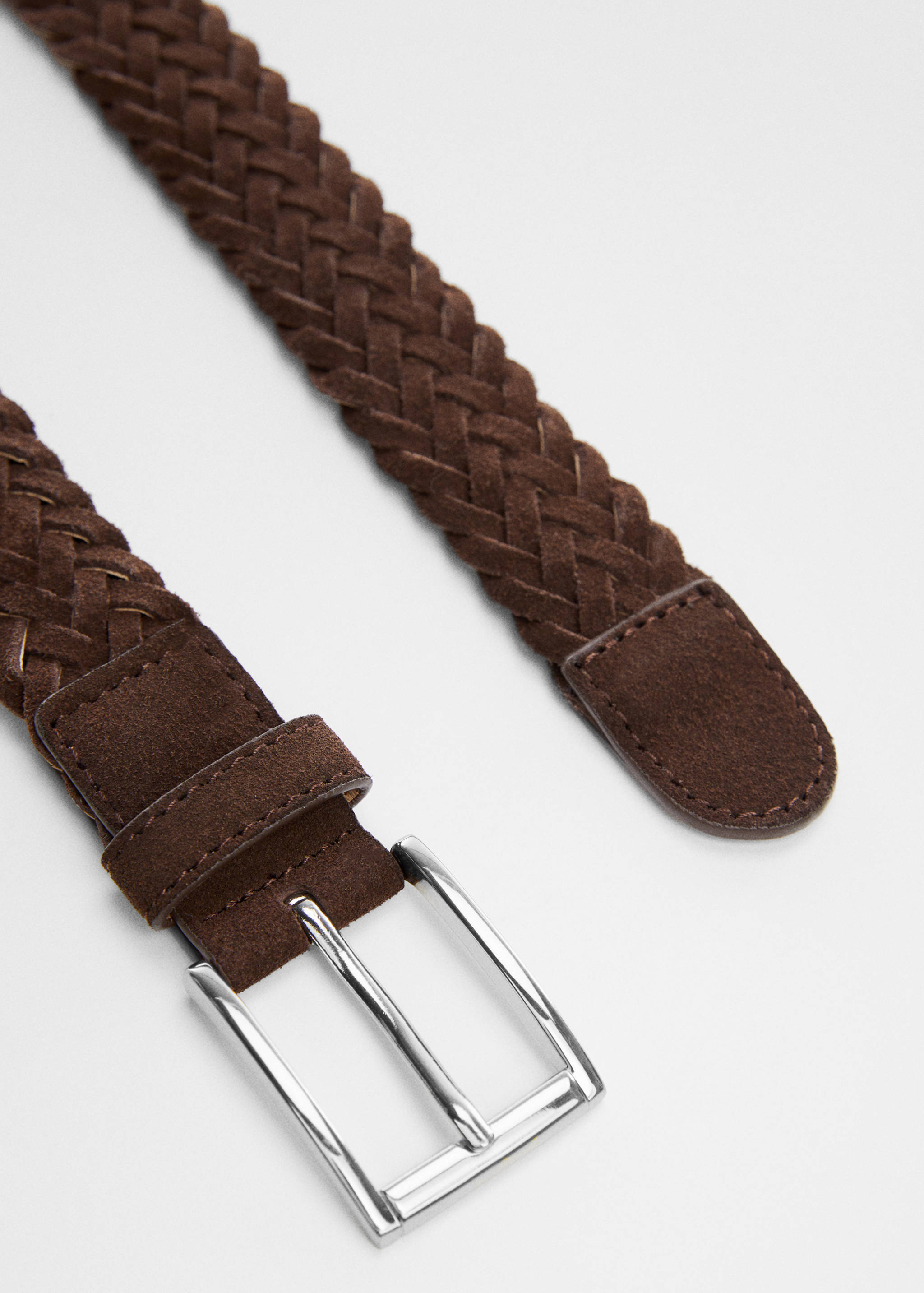 Braided suede belt - Details of the article 1
