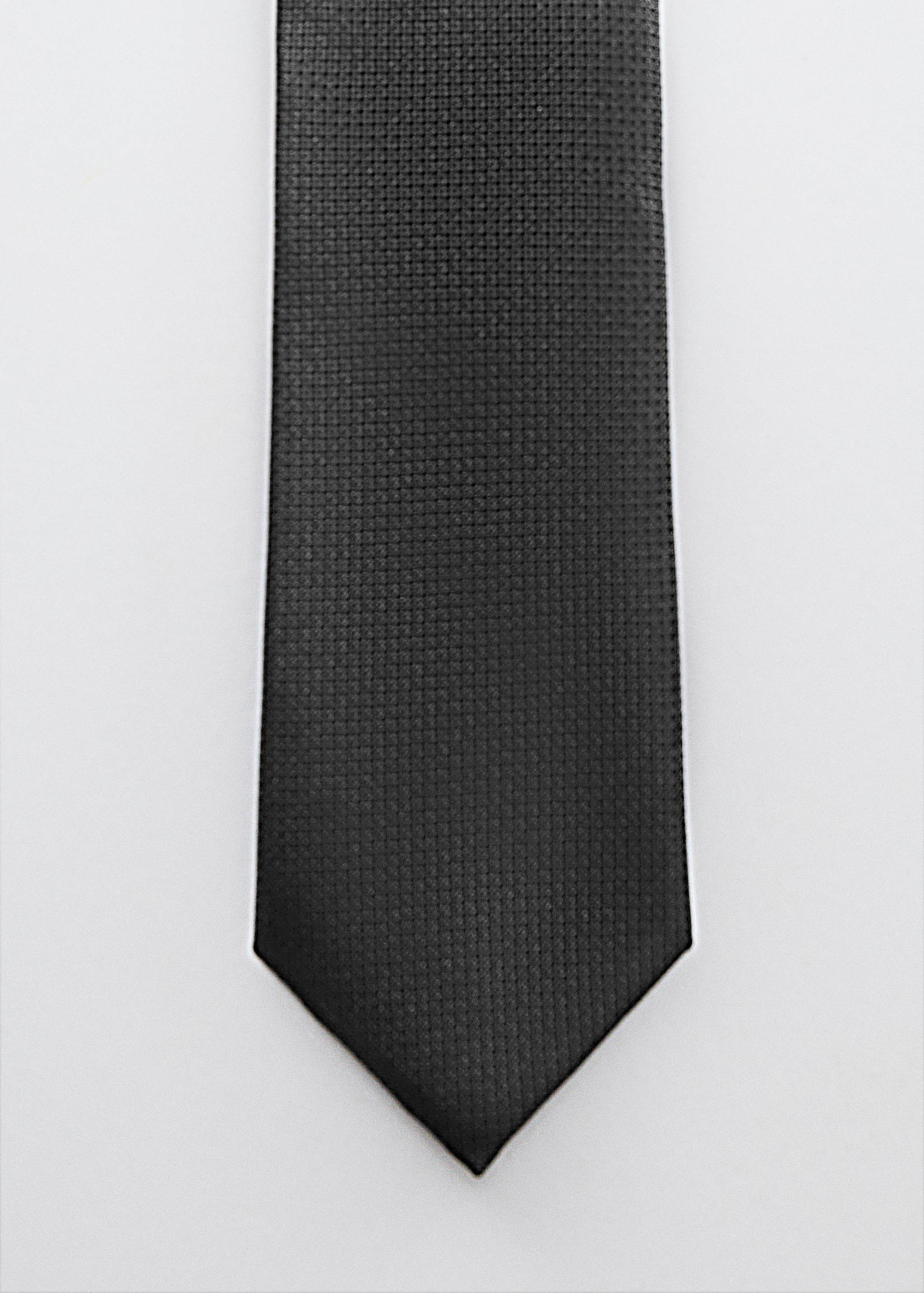 Narrow structured tie - null