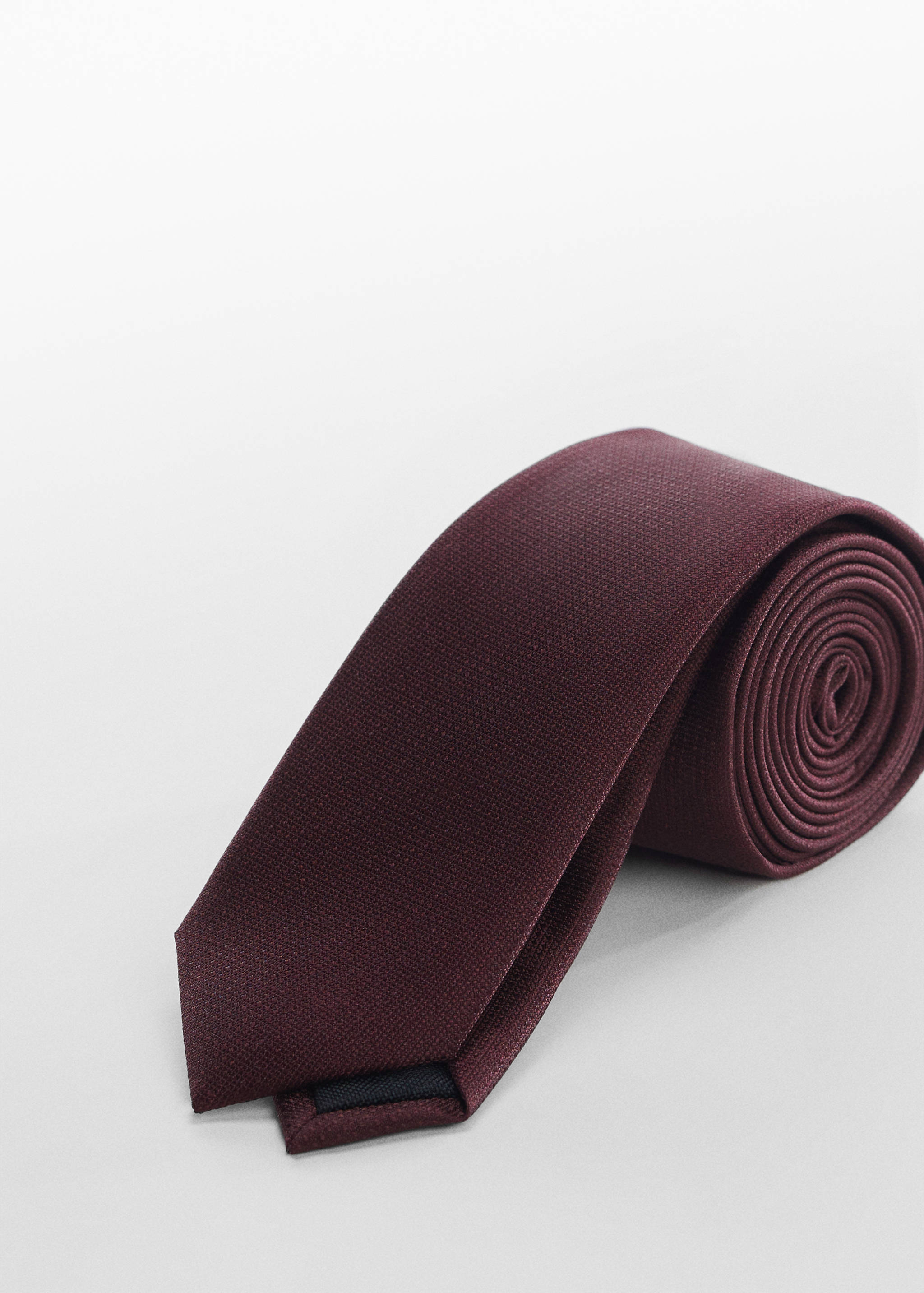 Narrow structured tie - Medium plane