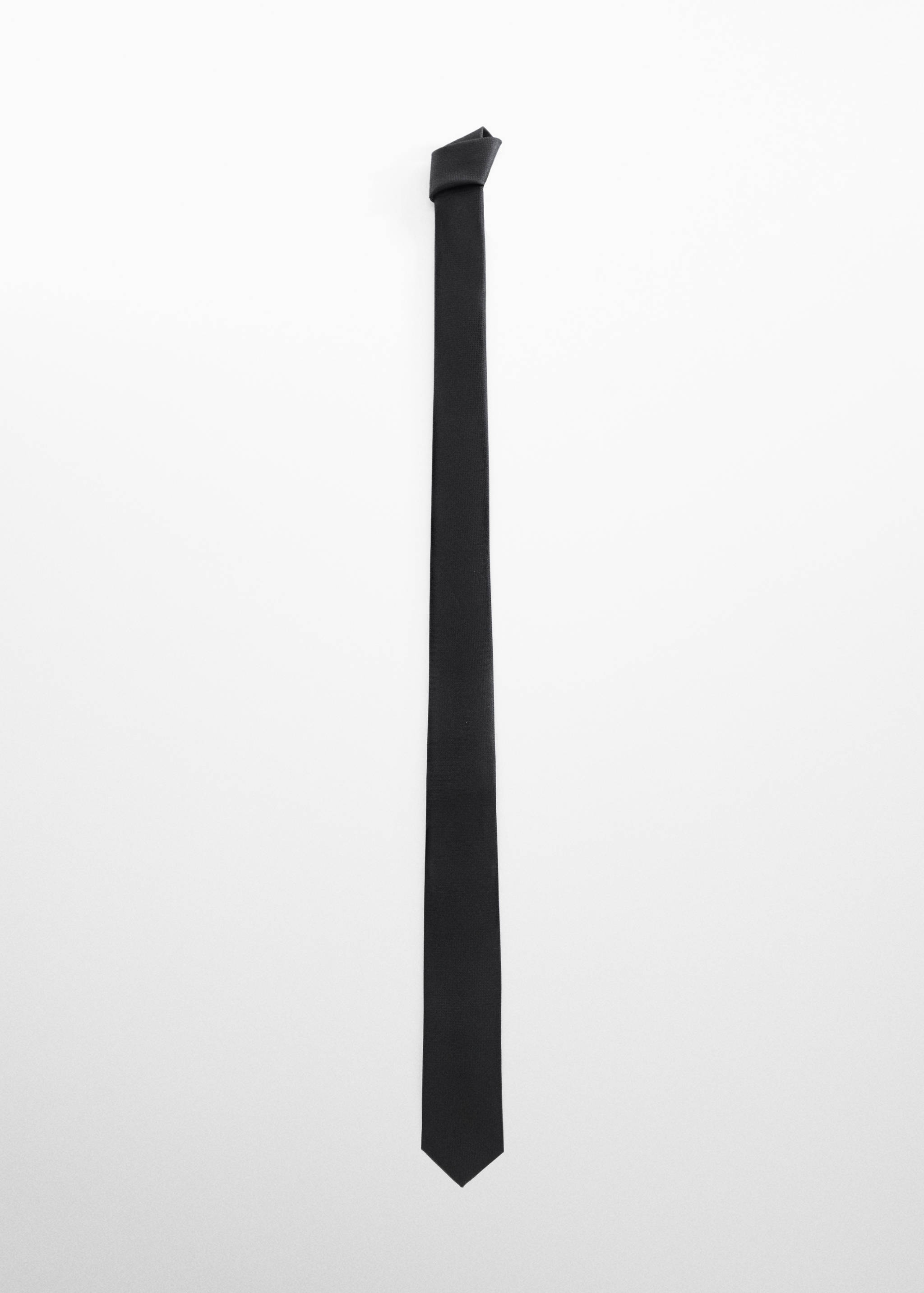 Narrow structured tie - Article without model