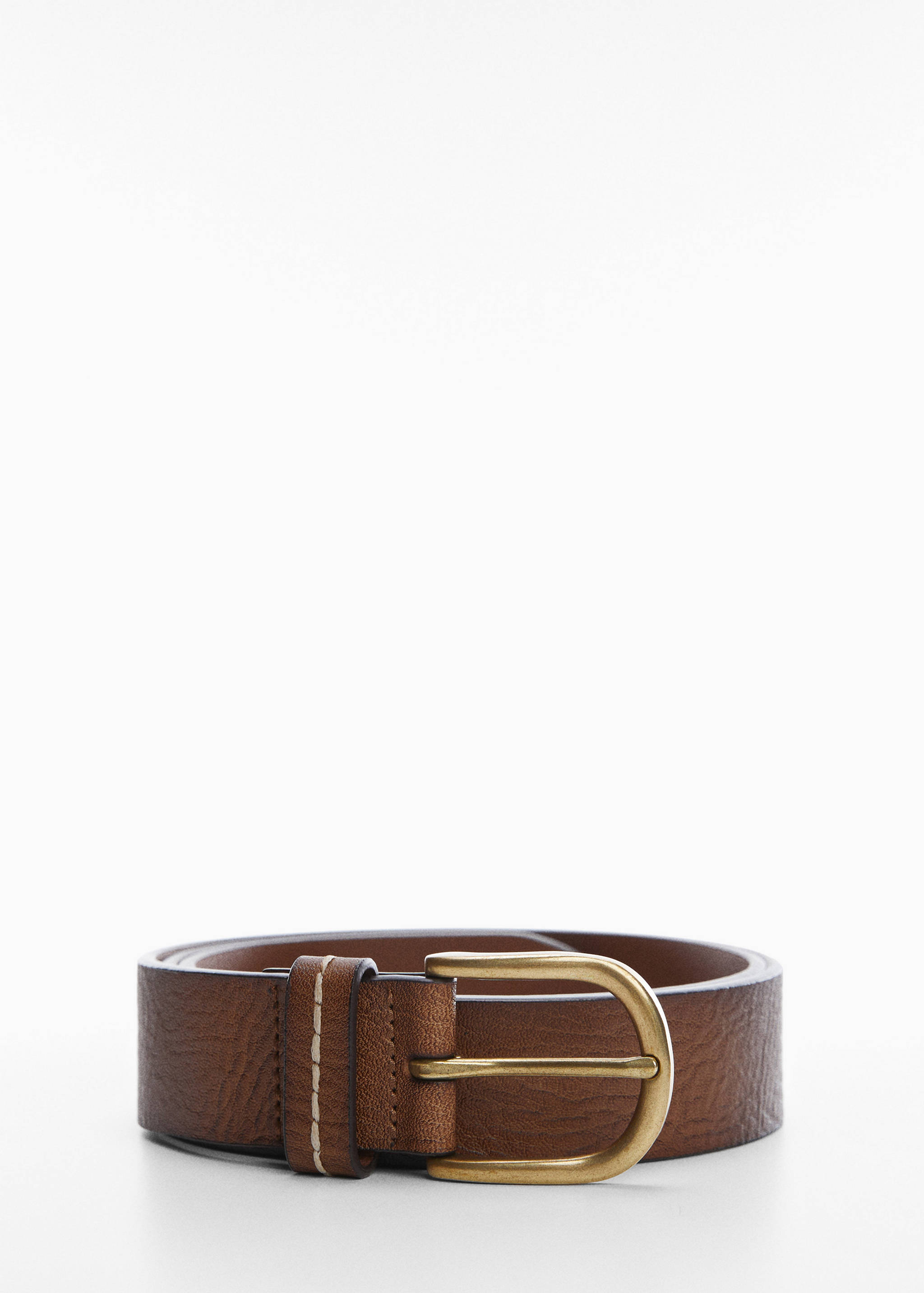 Pebbled leather belt - Article without model