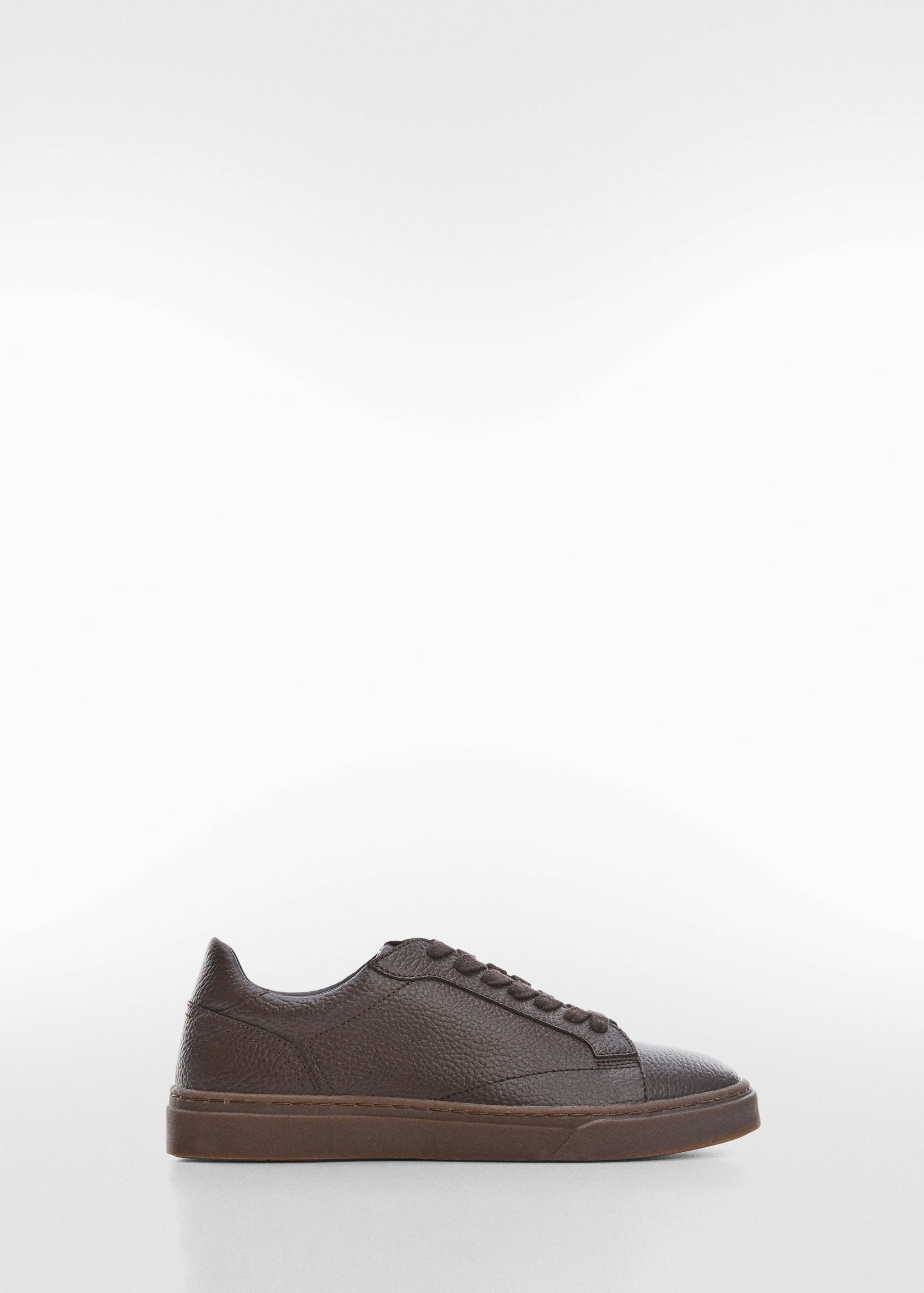 Pebbled leather sneakers - Article without model