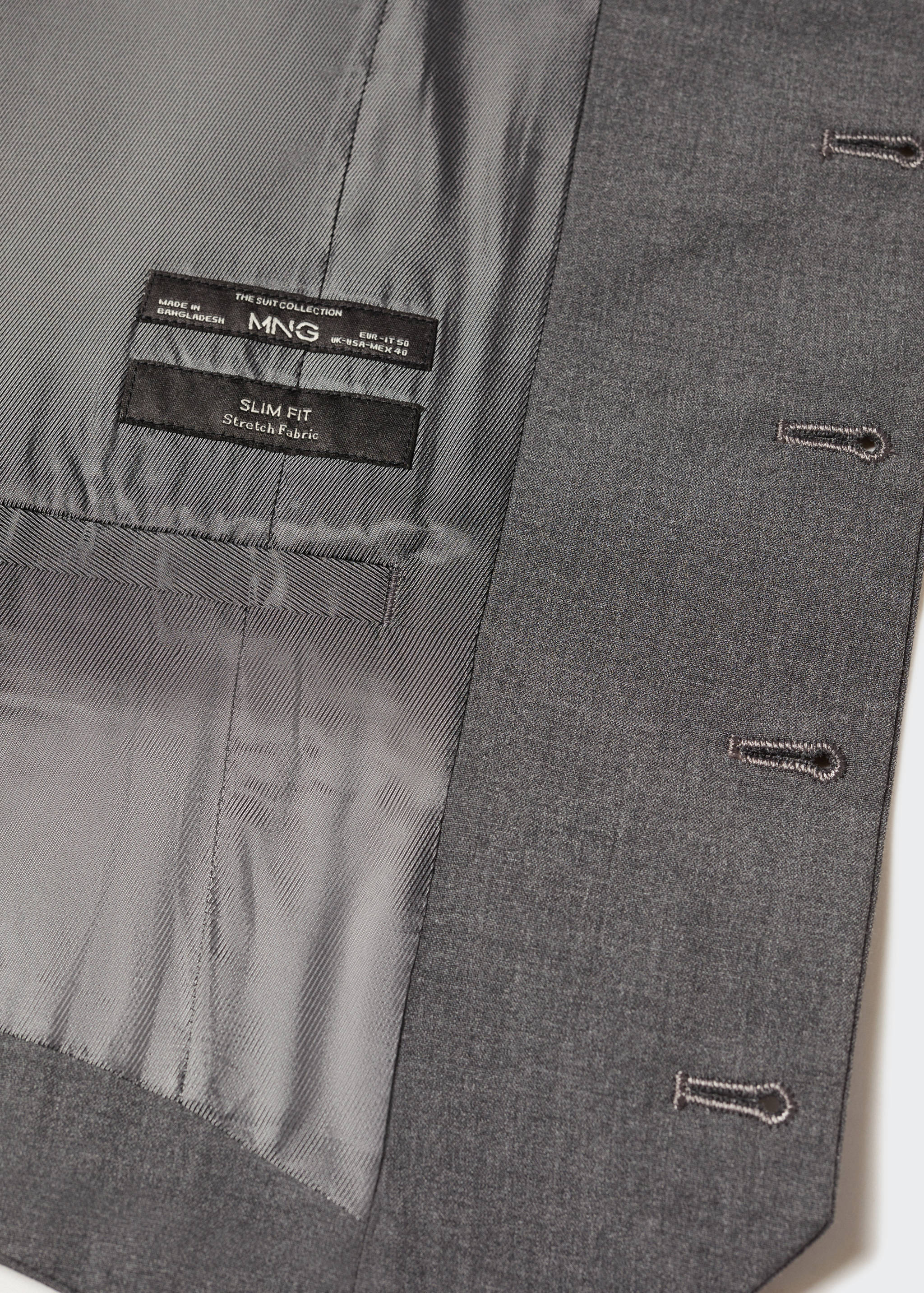 Slim Fit Anzugweste - Detail des Artikels 8