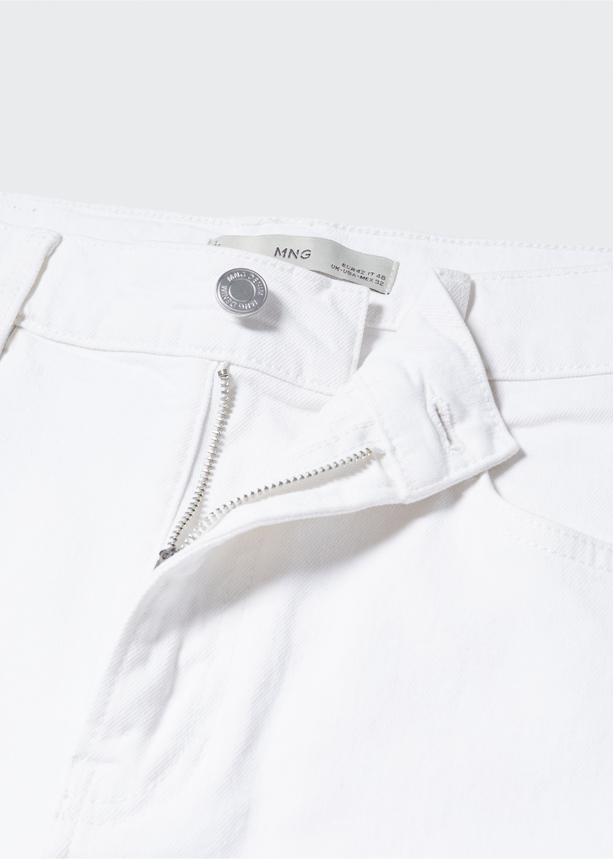 Regular-fit denim bermuda shorts - Details of the article 8