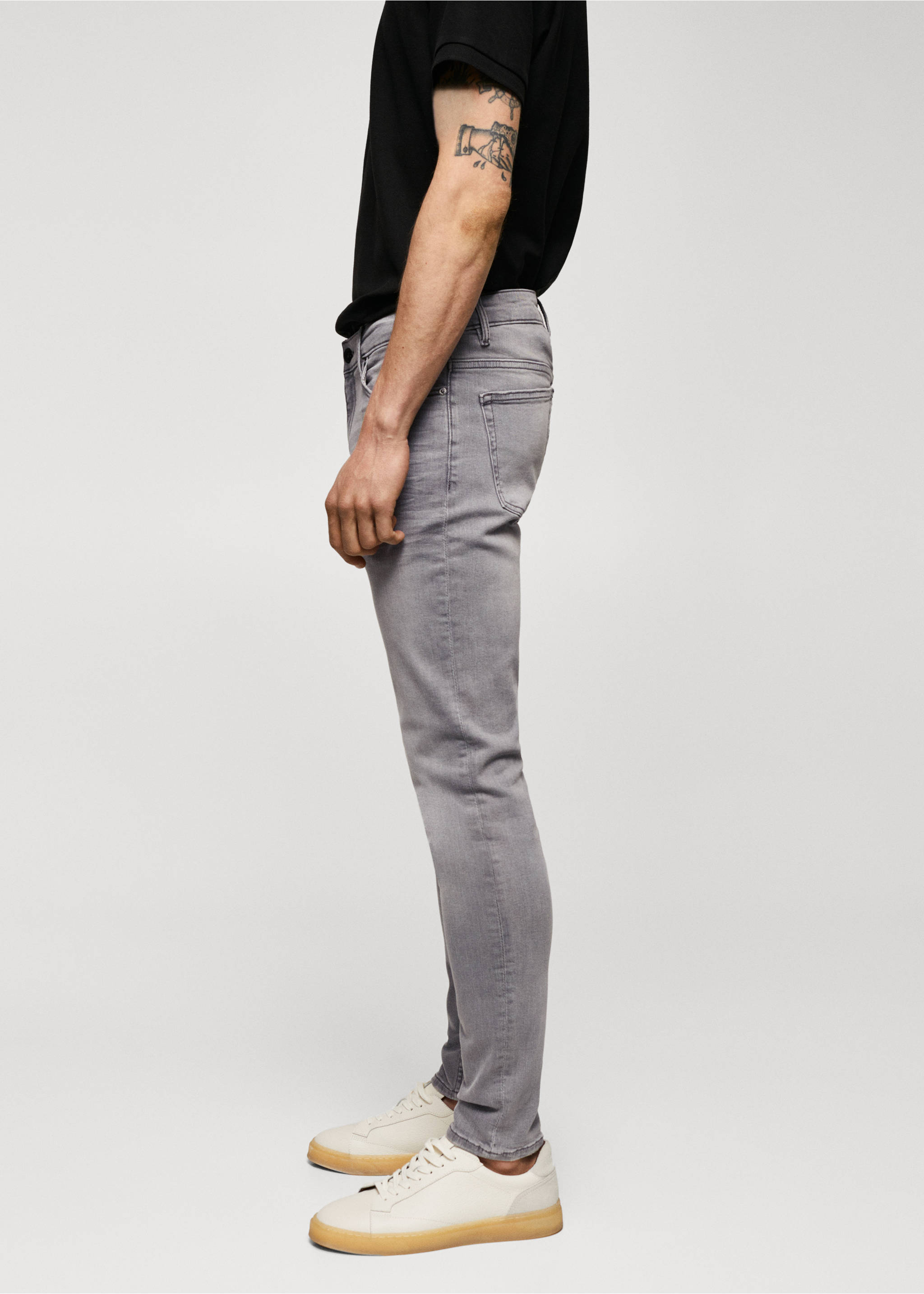 Jude skinny-fit jeans - Details of the article 2, Denim Grey. Ref: 57010685-00.