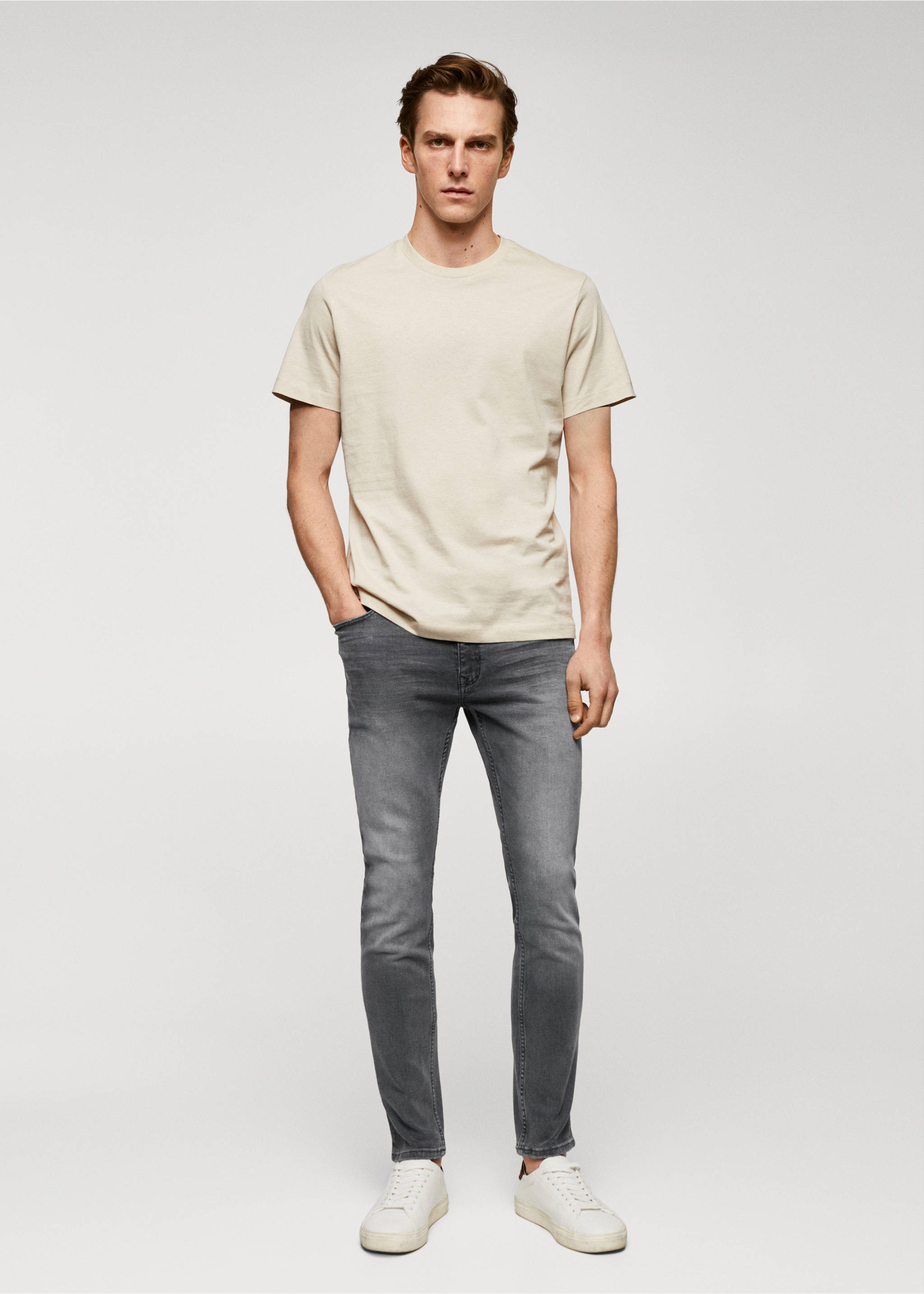 Jude skinny-fit jeans - General plane, Open Grey. Ref: 57010686-00.