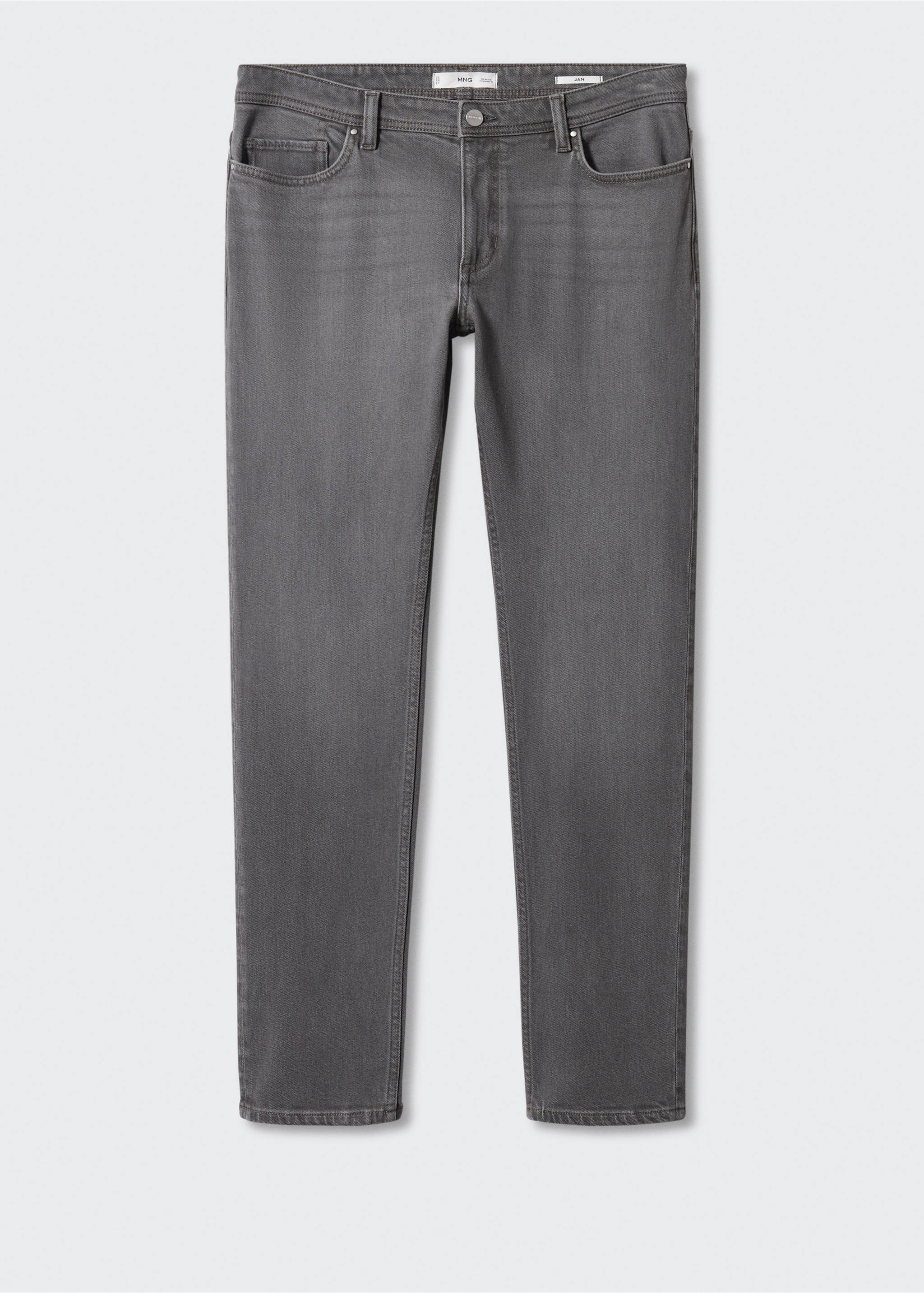 Jan slim fit jeans - Artikel zonder model, Grijs denim. Ref: 57010690-00.