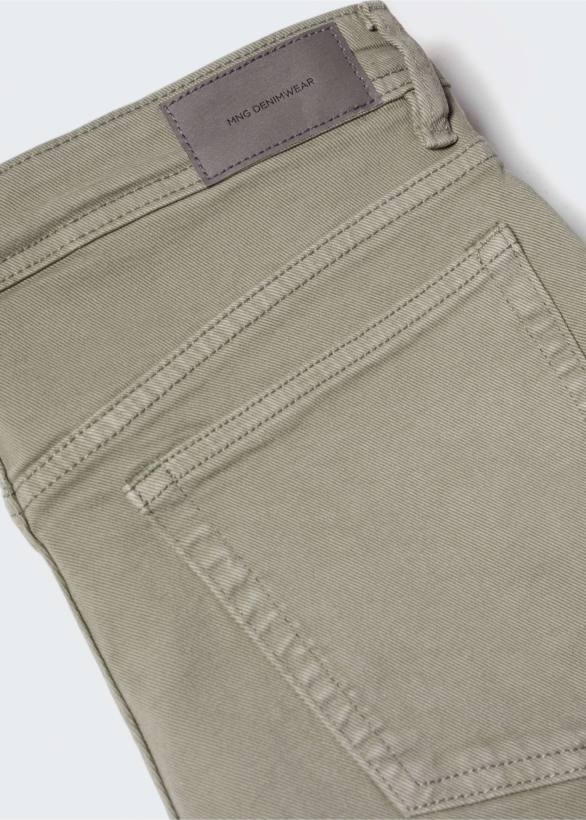 Jan slim-fit jeans - Details of the article 8, Khaki. Ref: 57010694-00.