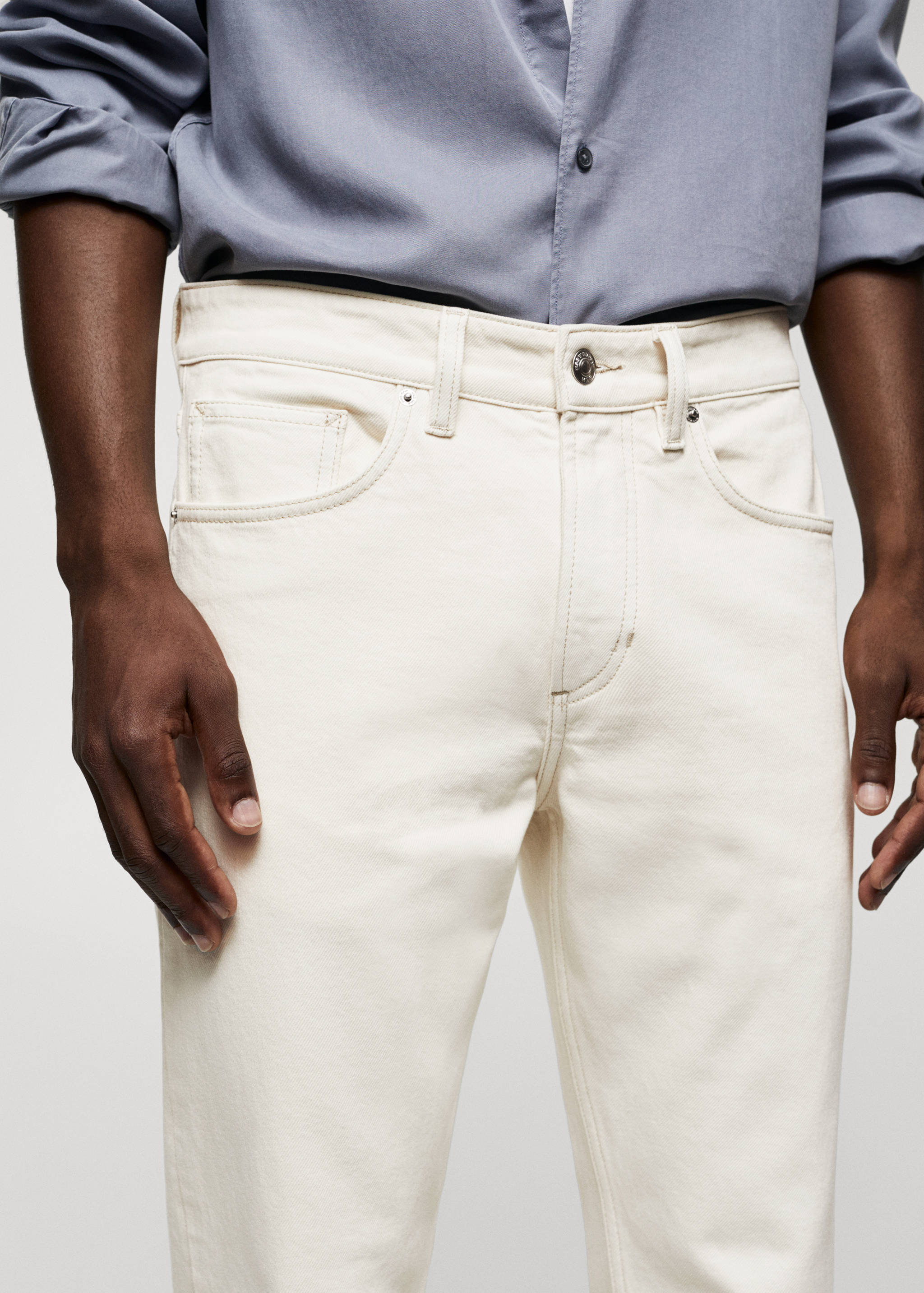 Ben tapered cropped jeans - Details of the article 1