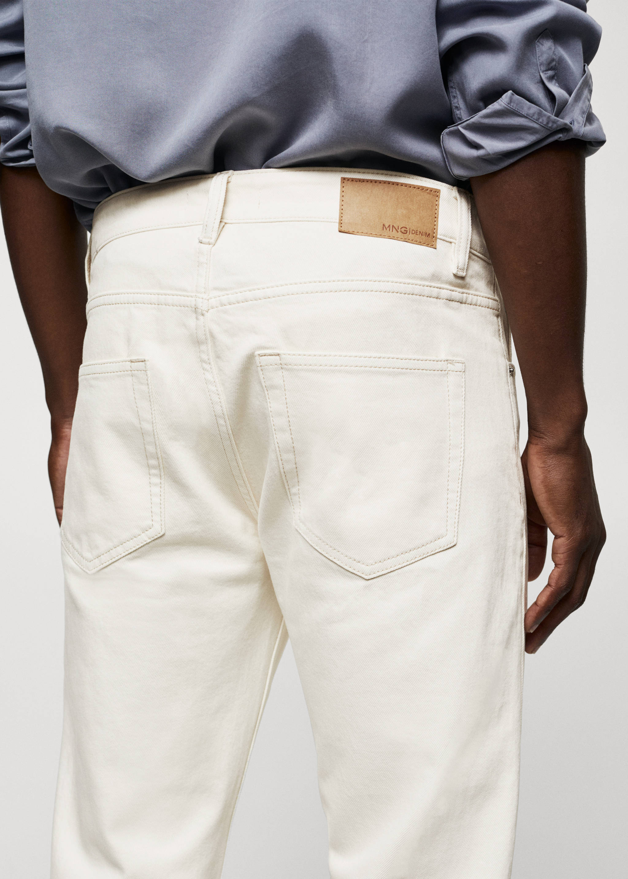 Ben tapered cropped jeans - Details of the article 4
