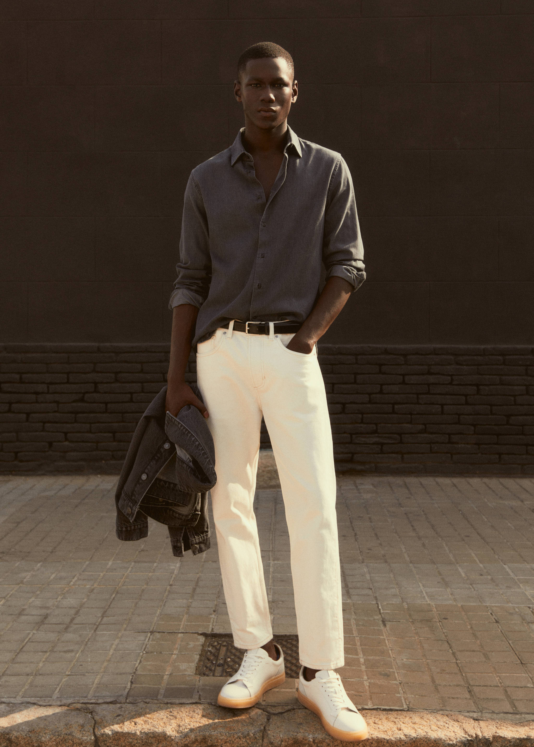 Ben tapered cropped jeans - Details of the article 7