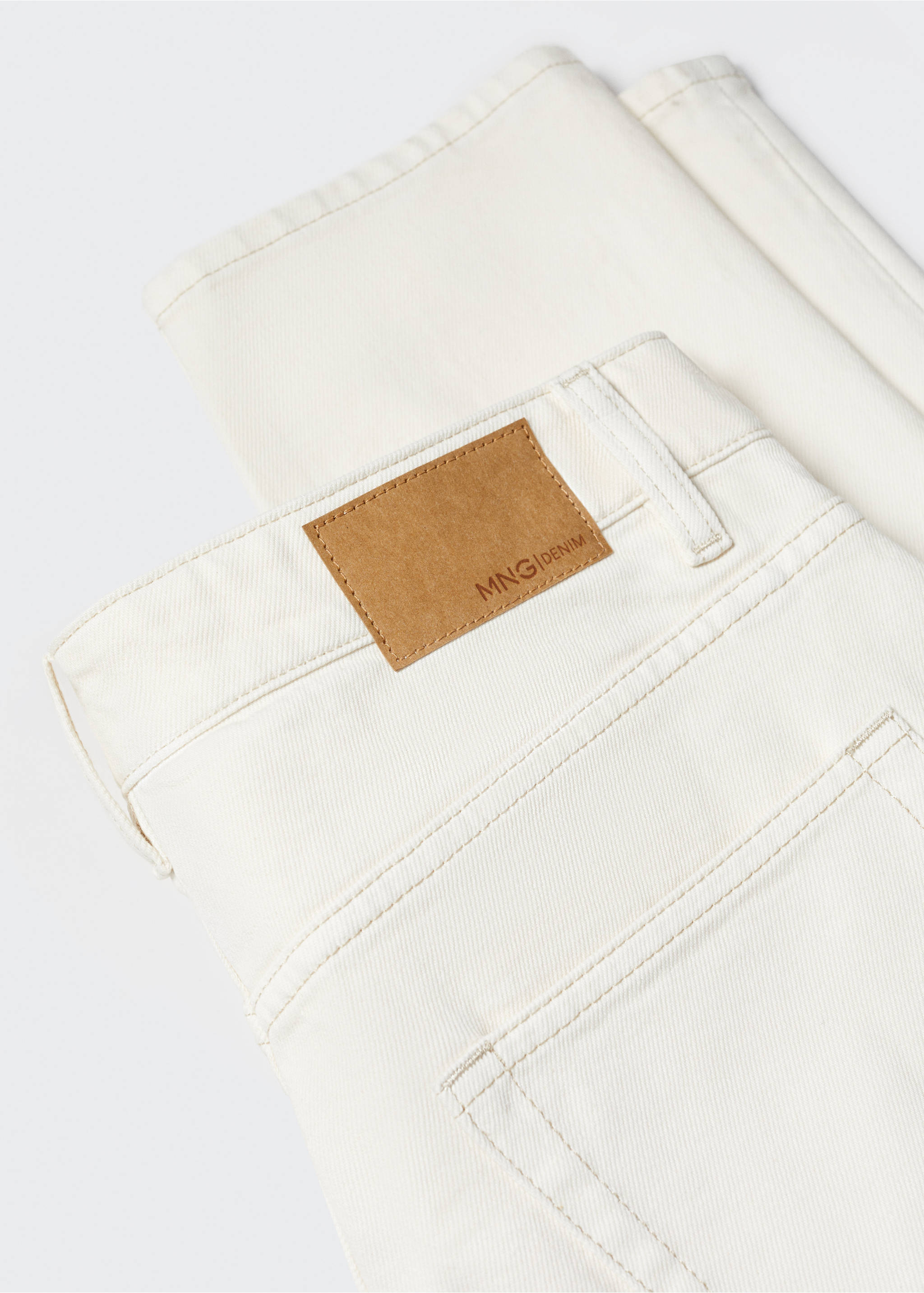 Ben tapered cropped jeans - Details of the article 8, Off White. Ref: 57010699-00.