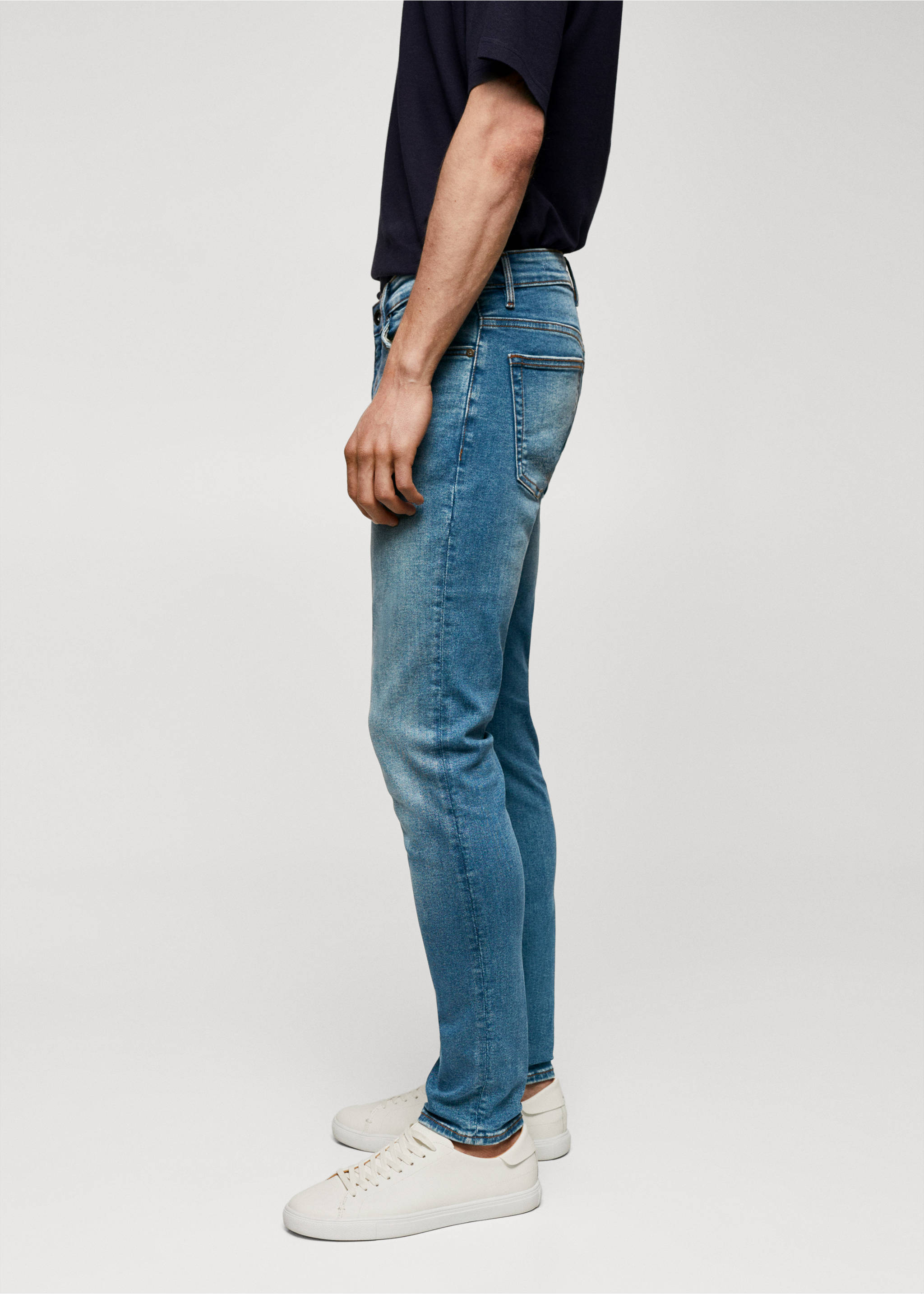 Jude skinny-fit jeans - Details of the article 2, Mint Green. Ref: 57010709-00.