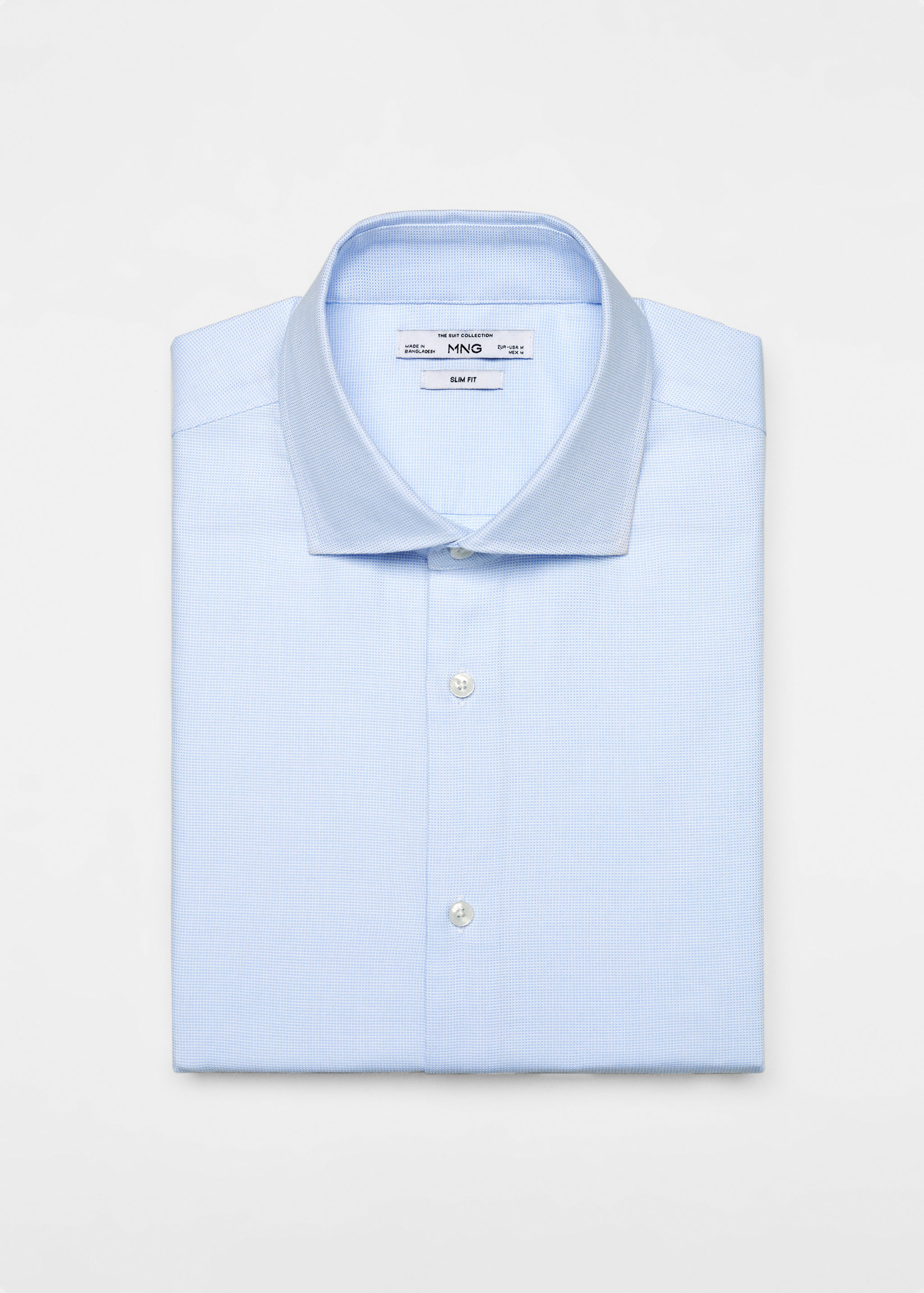 Chemise costume slim-fit twill milleraies - Détail de l'article 0