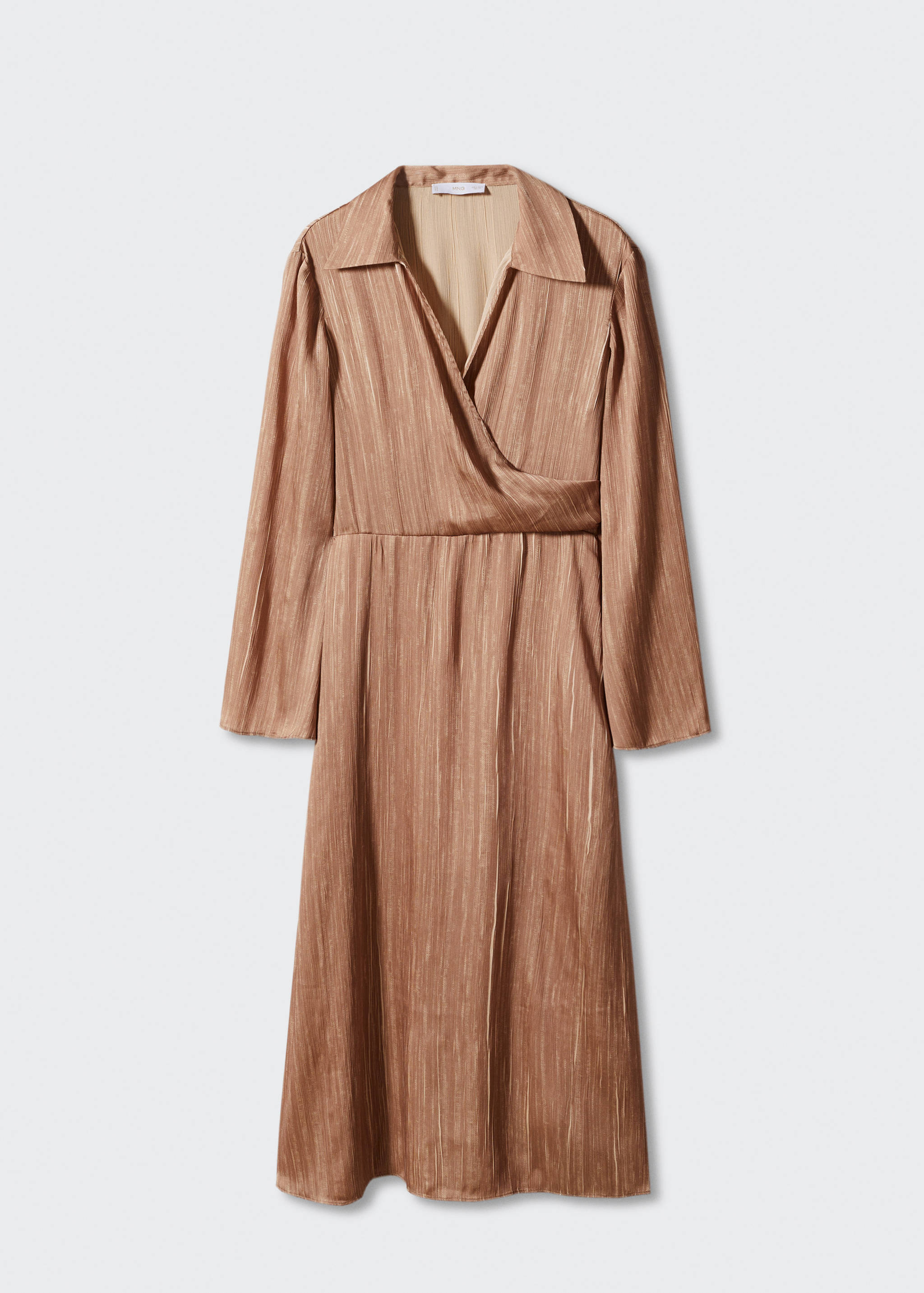 Satin shirt dress - Article without model