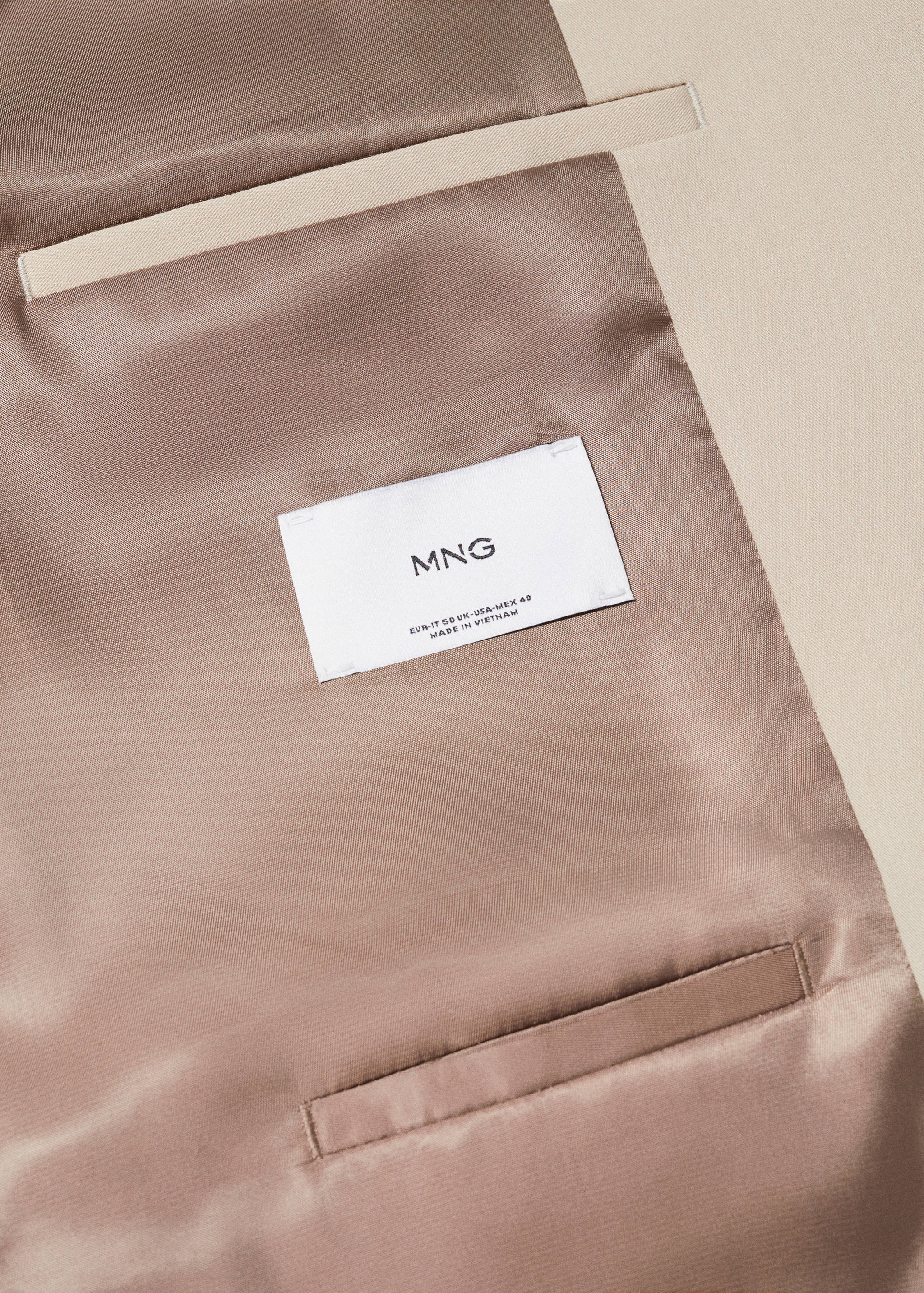 Regular fit suit blazer - Details of the article 0